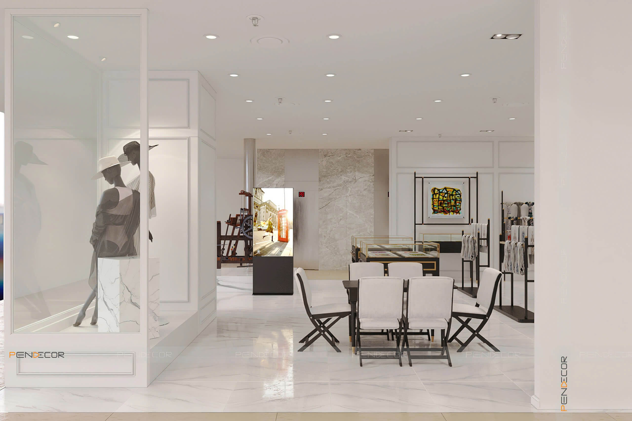 Thiết Kế Showroom Daisu Silk (Hà Nội)