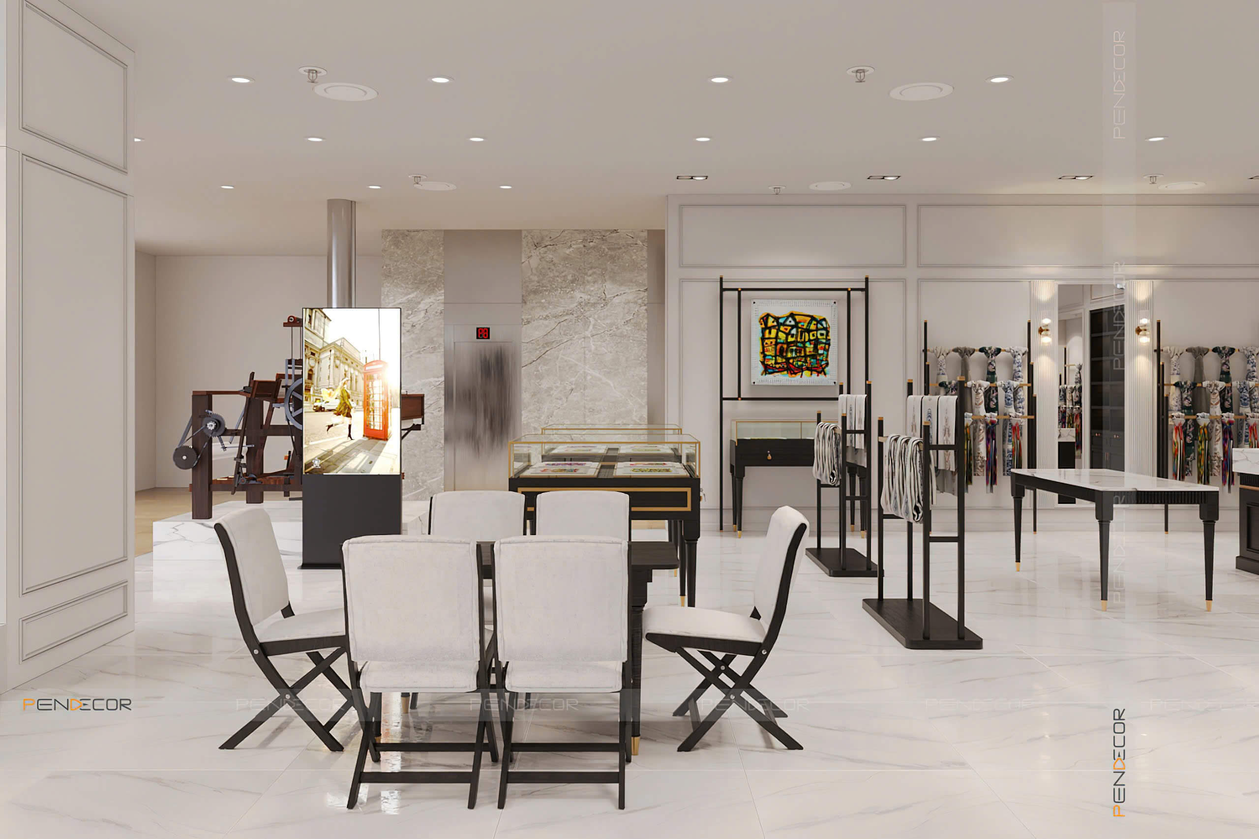 Thiết Kế Showroom Daisu Silk (Hà Nội)