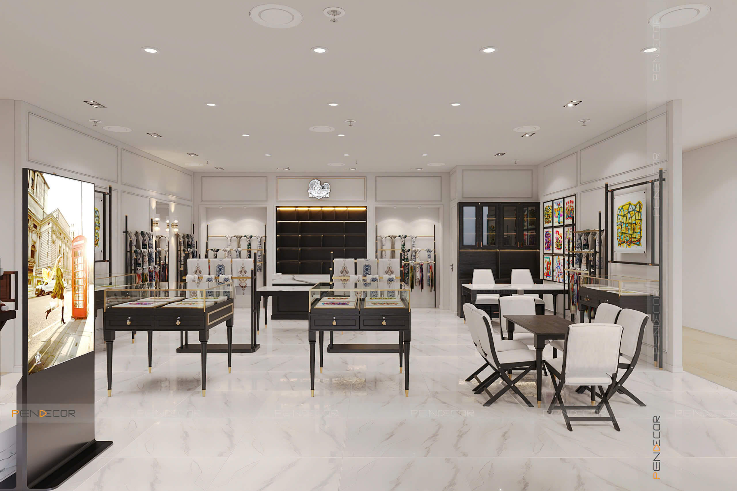 Thiết Kế Showroom Daisu Silk (Hà Nội)