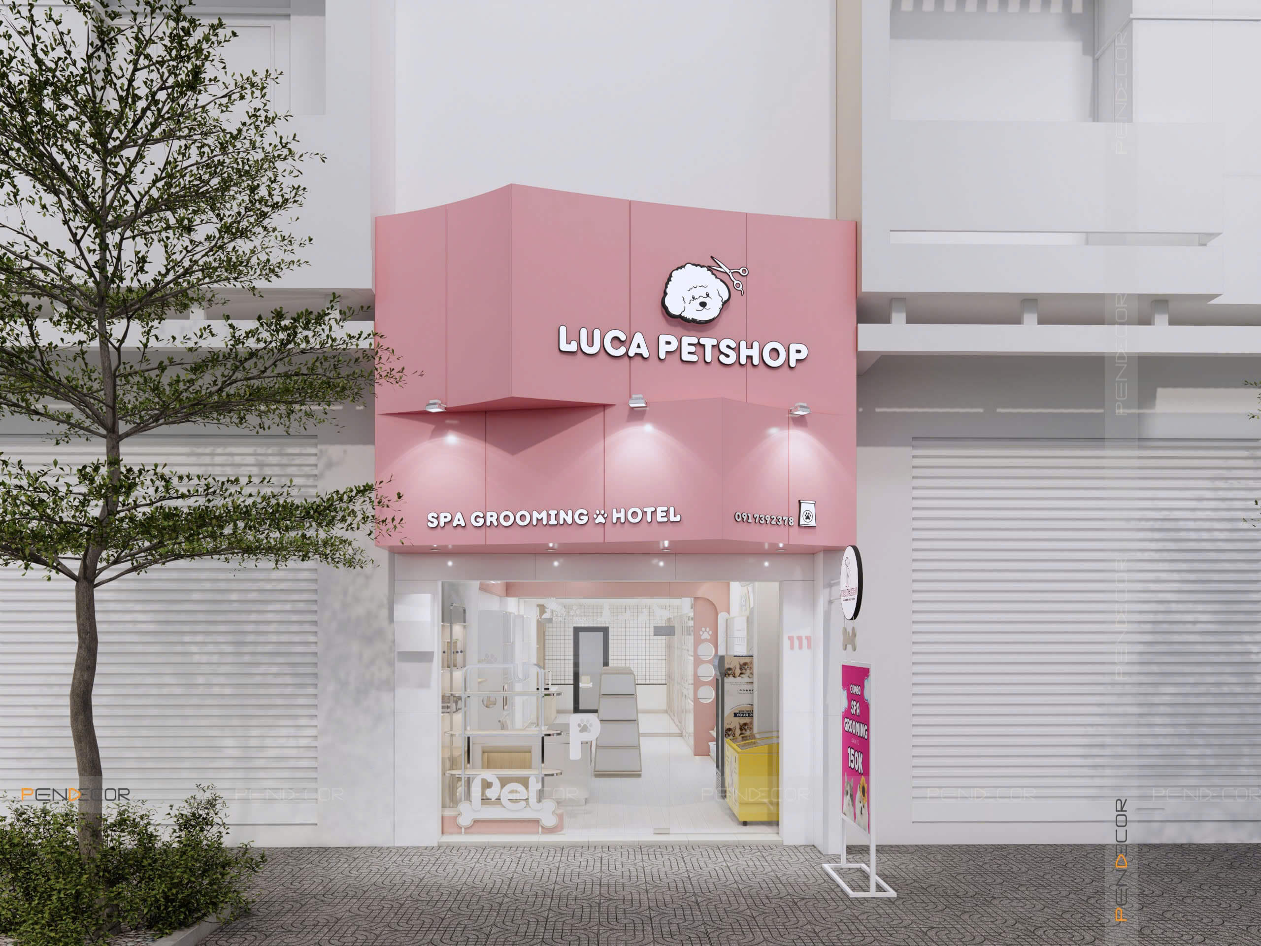 Thiết Kế Pet Shop Luca