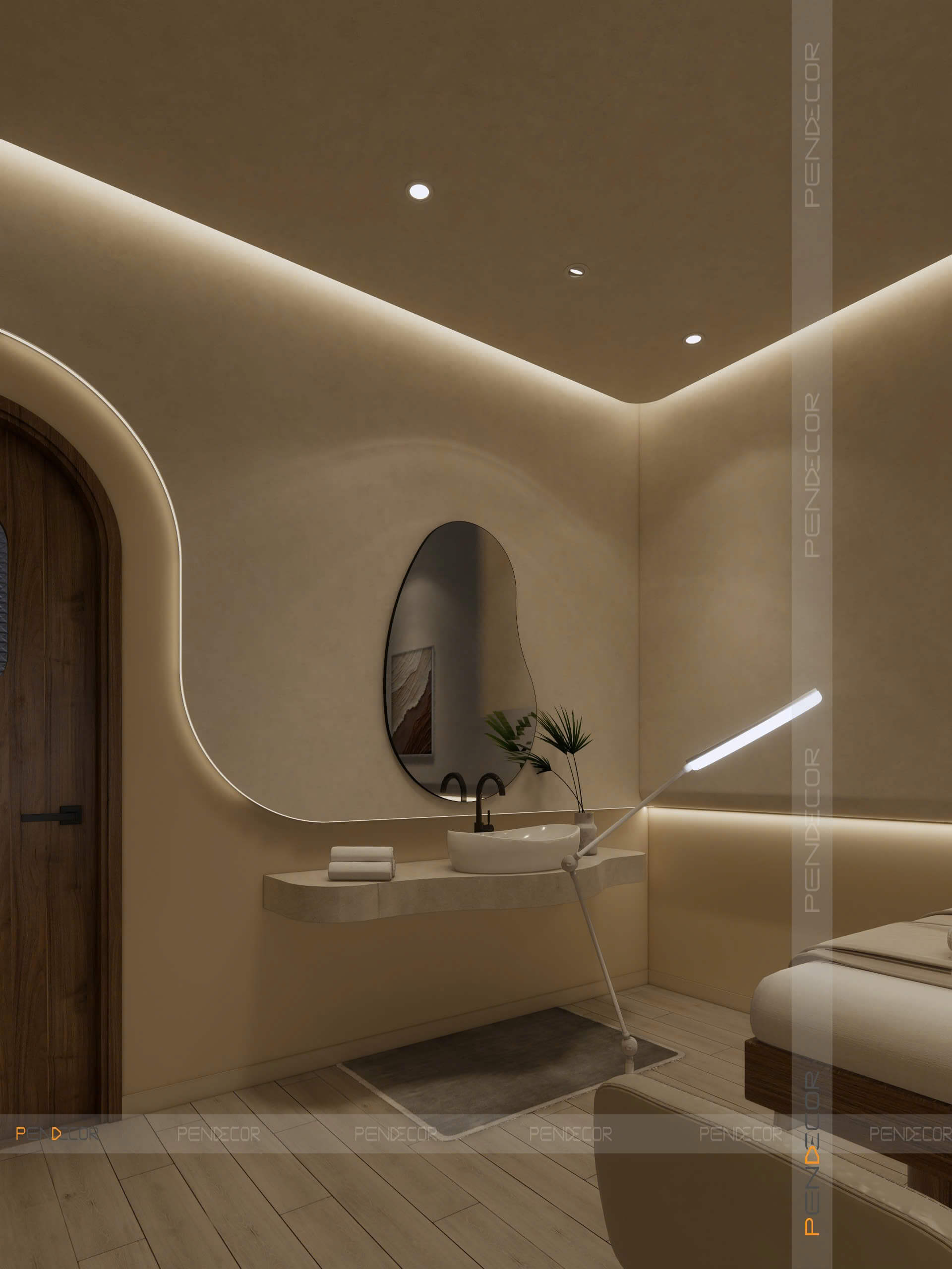 Thiết Kế Tiệm Phun Xăm Thẩm Mỹ Madam Hồ