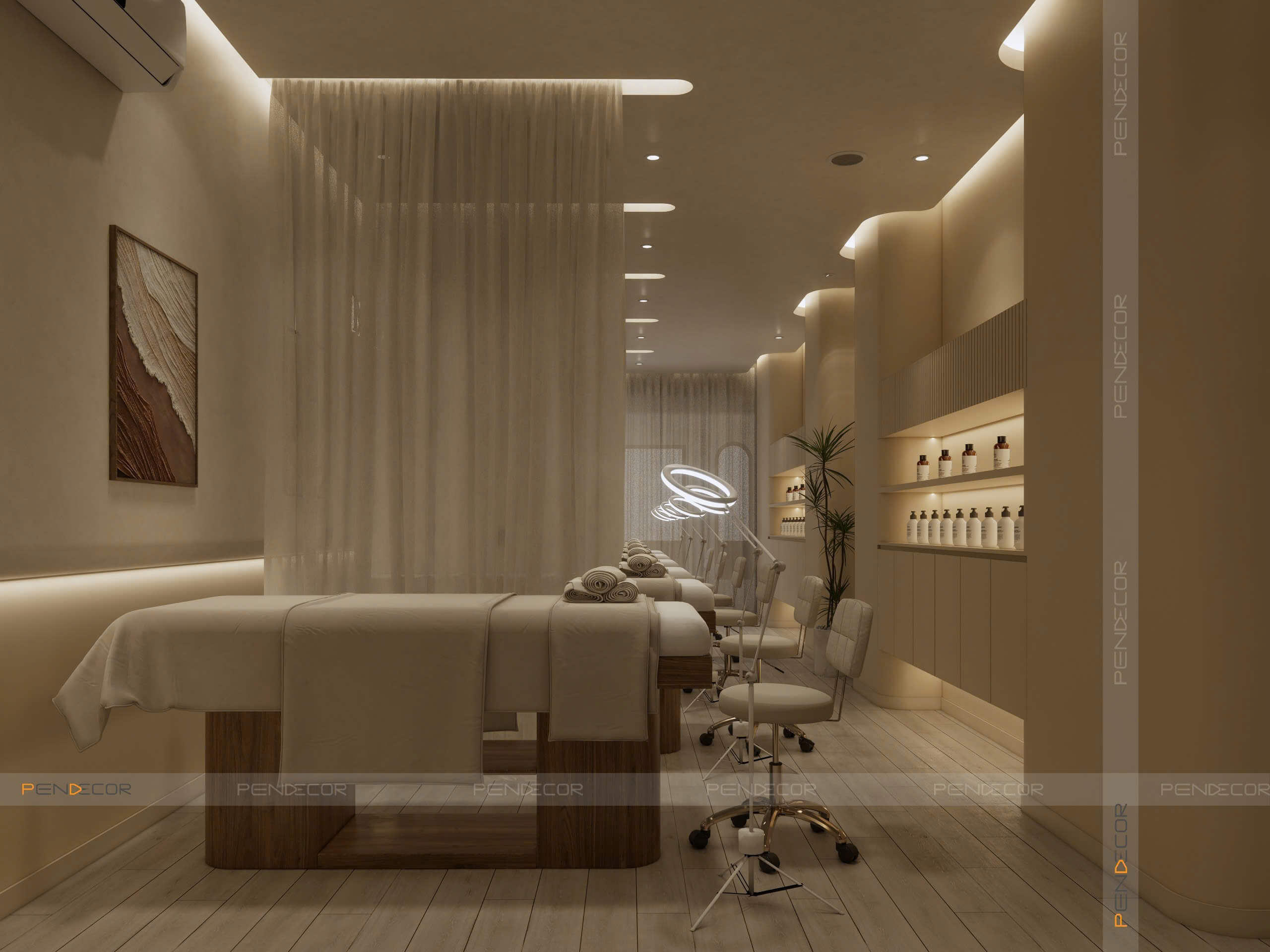 Thiết Kế Tiệm Phun Xăm Thẩm Mỹ Madam Hồ