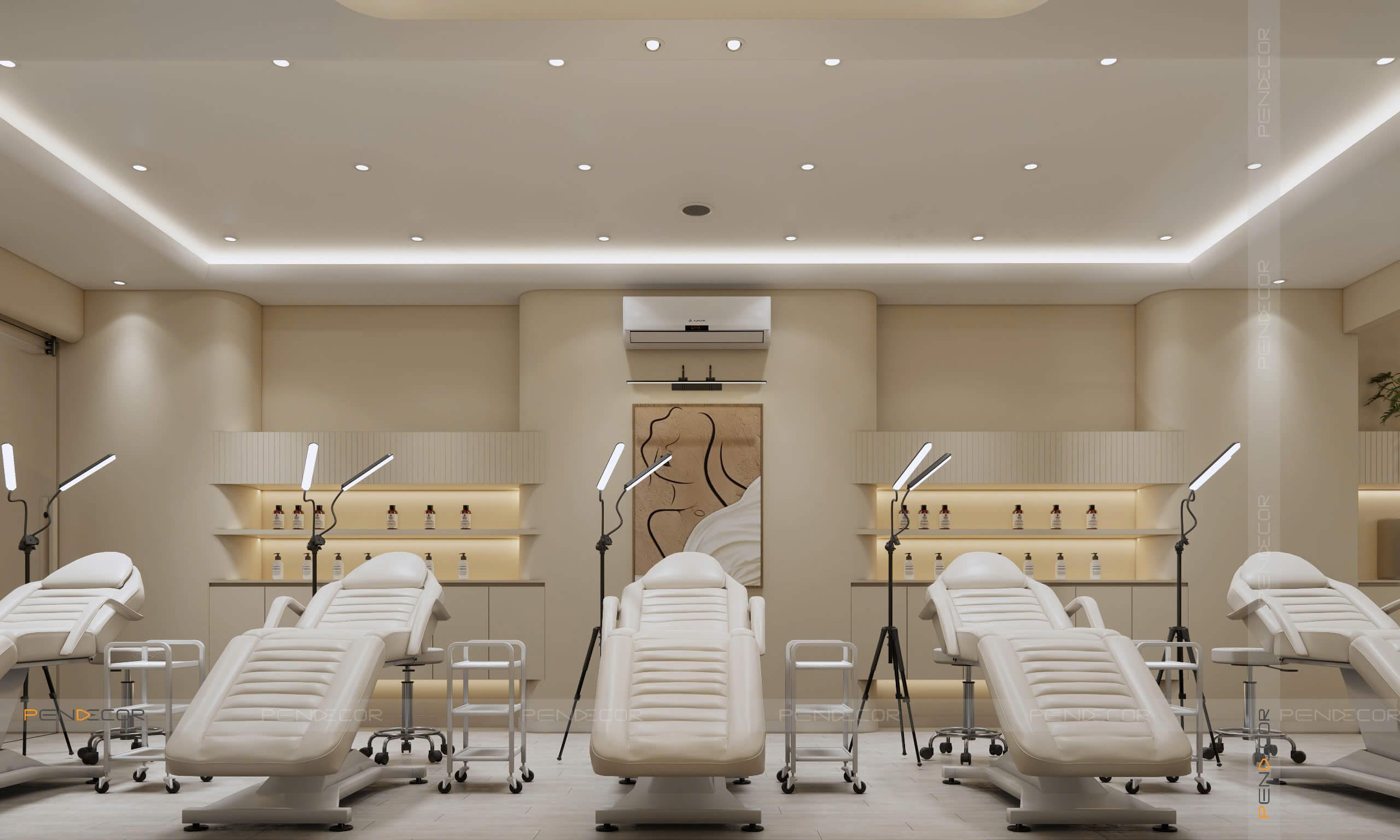 Thiết Kế Tiệm Phun Xăm Thẩm Mỹ Madam Hồ