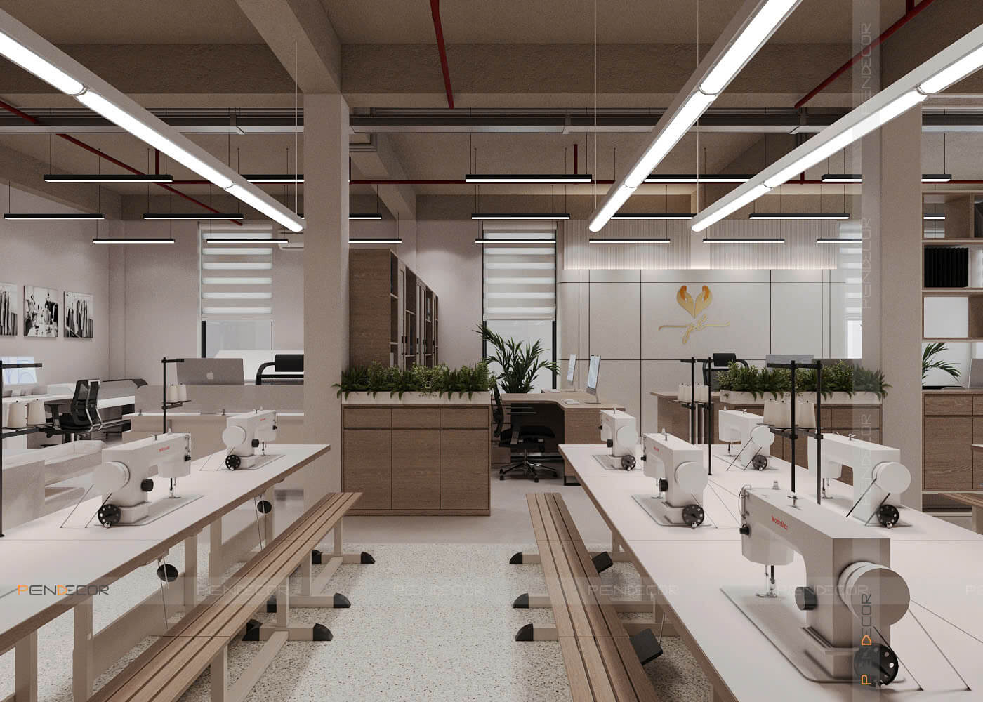 Thiết Kế Showroom Phi Loan (Trệt + Mặt Tiền)