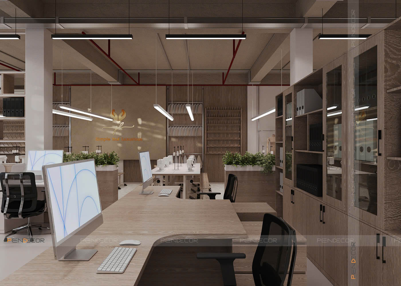 Thiết Kế Showroom Phi Loan (Trệt + Mặt Tiền)