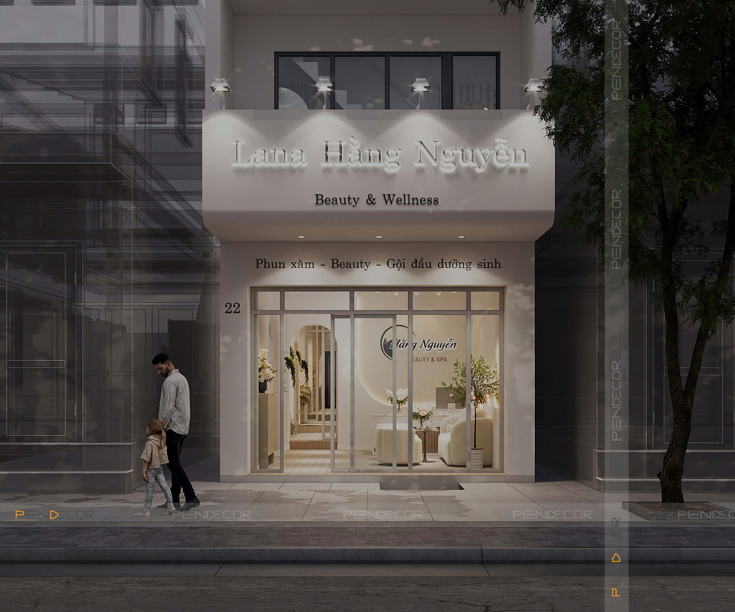Thiết Kế Spa Lana Hằng Nguyễn