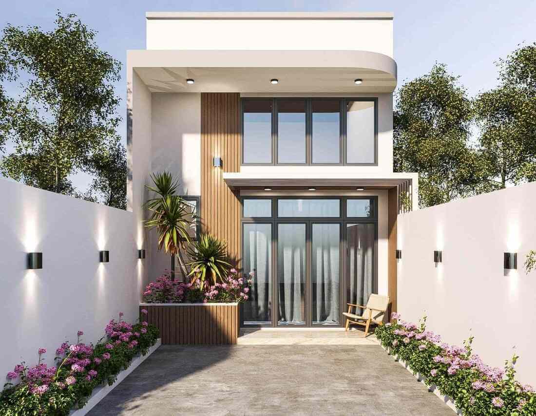 mặt tiền nhà gác lửng Pendecor