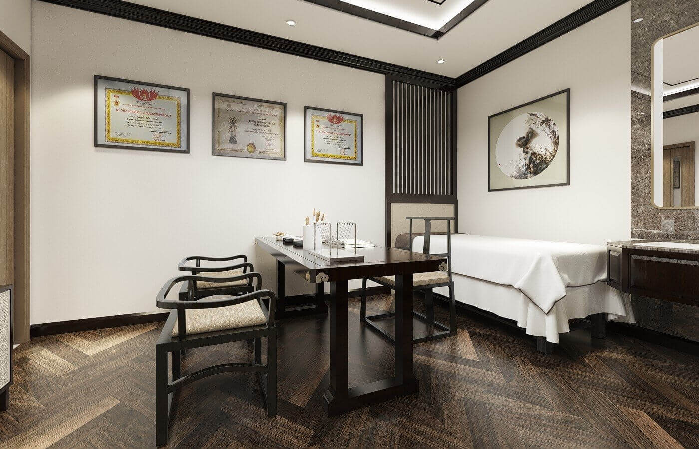thiết kế nội thất phòng khám Pendecor