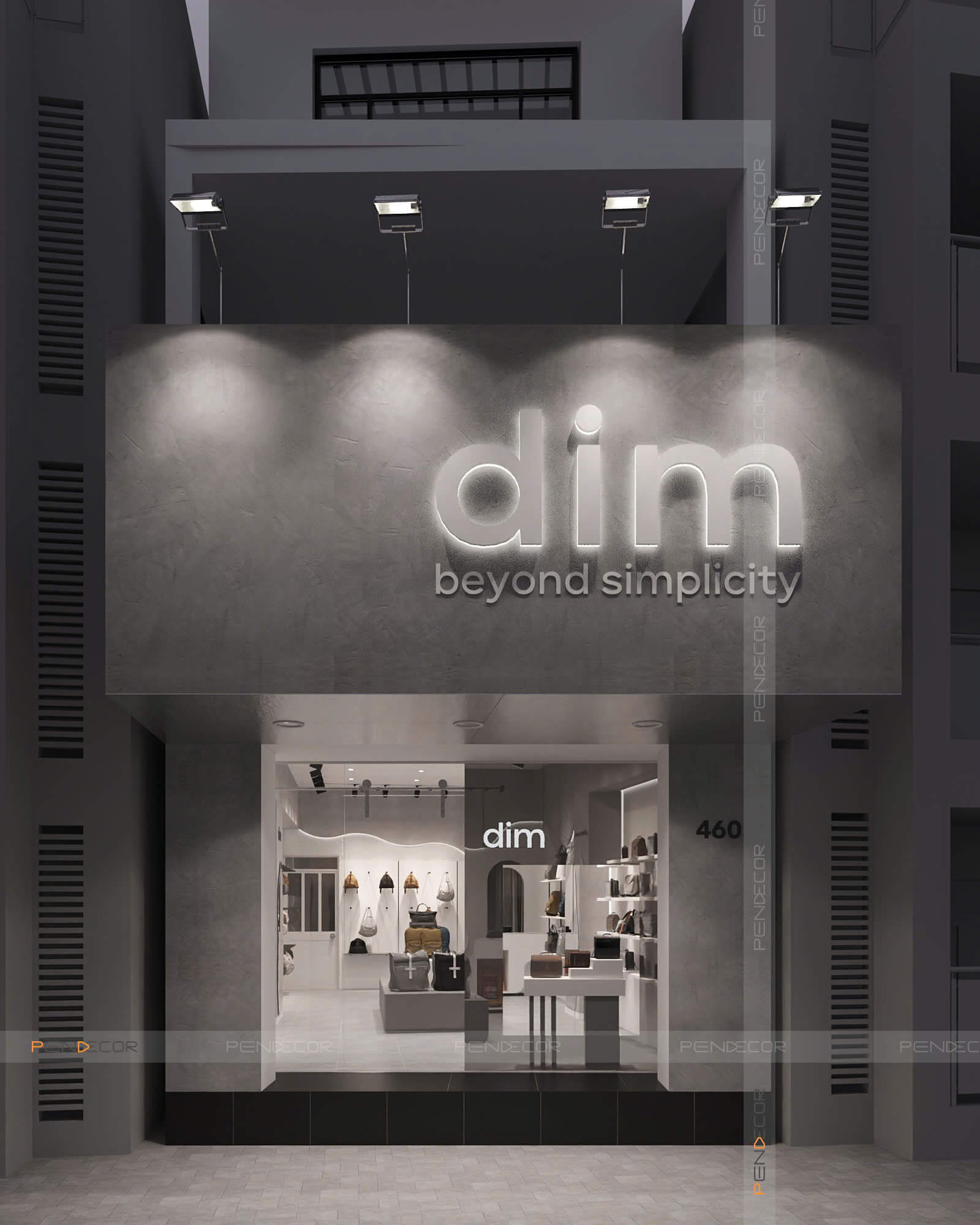 Thiết Kế Shop Phụ Kiện	DIM