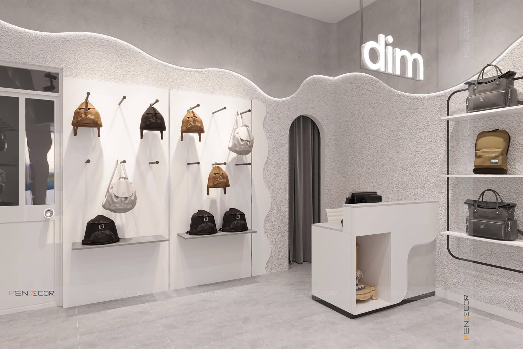 Thiết Kế Shop Phụ Kiện	DIM