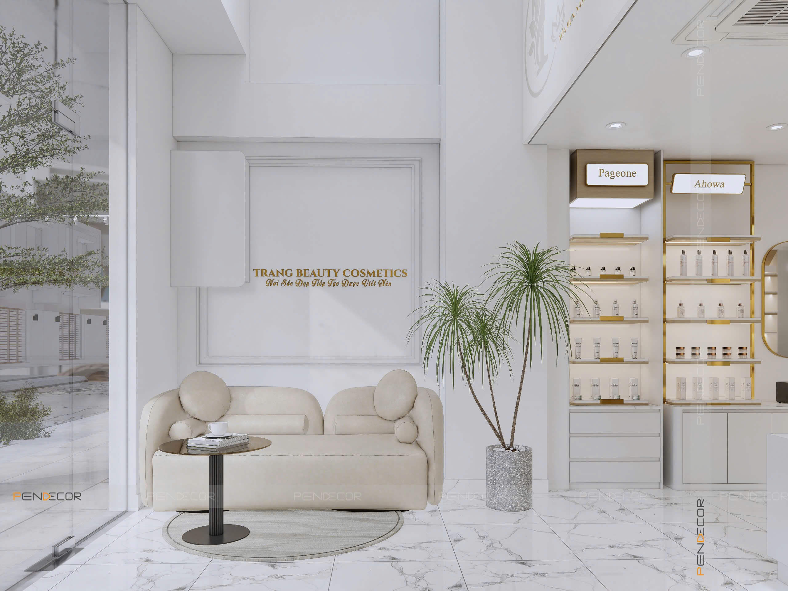 Thiết Kế Spa Trang Beauty Cosmetic