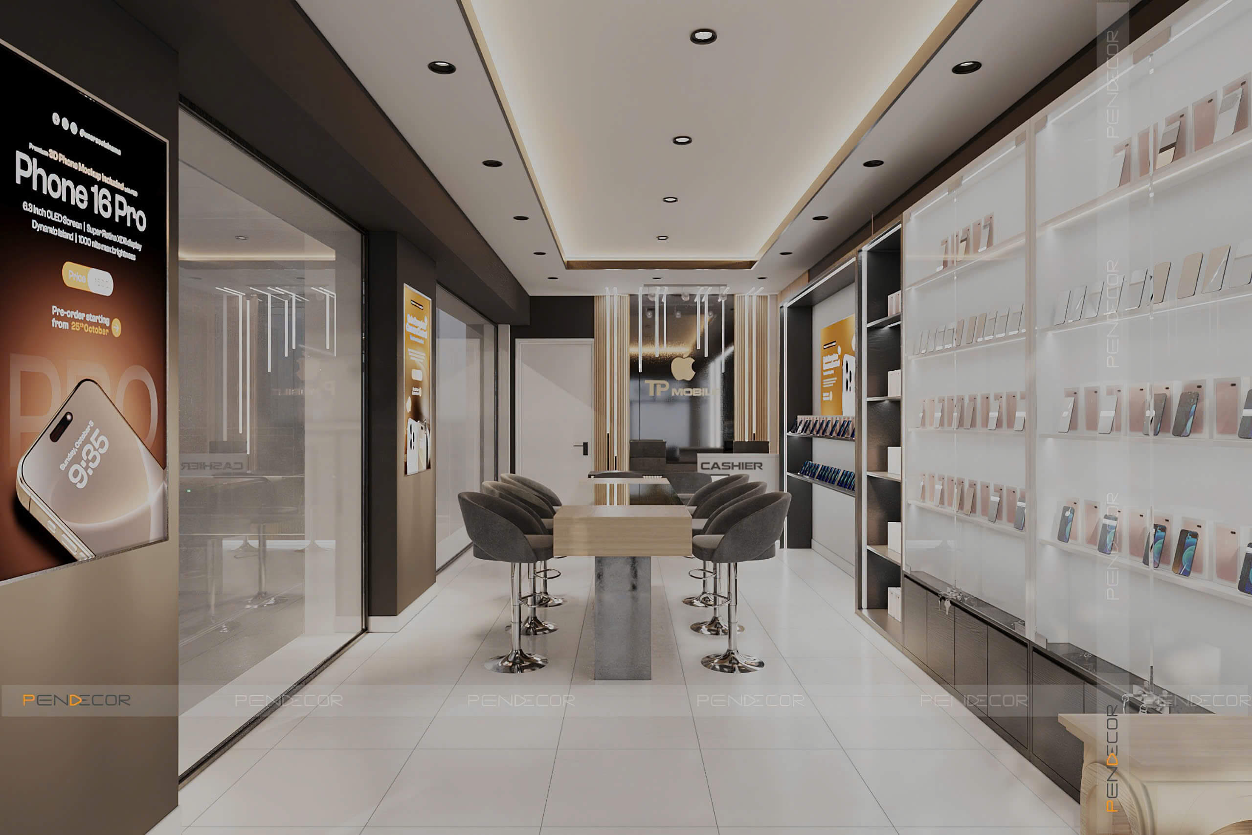 Thiết Kế Shop Điện Thoại TP Mobile