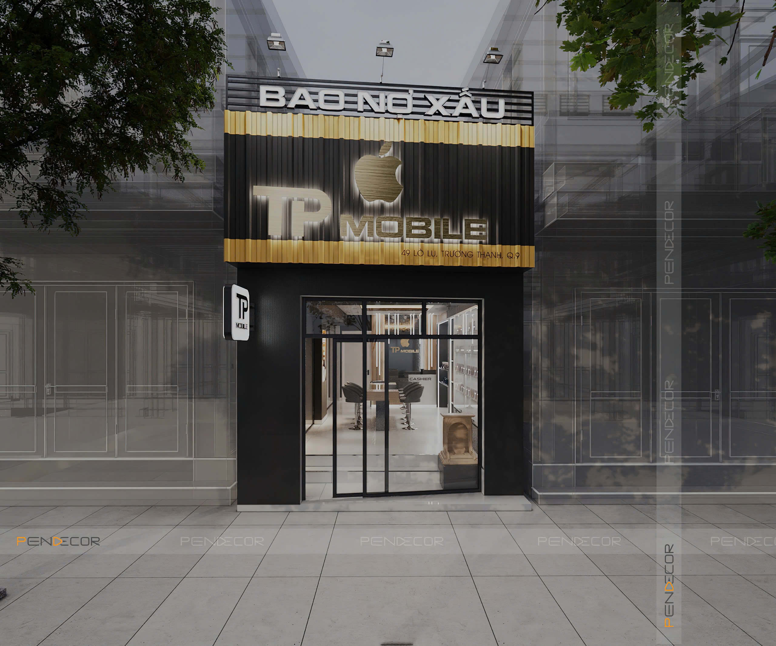 Thiết Kế Shop Điện Thoại TP Mobile