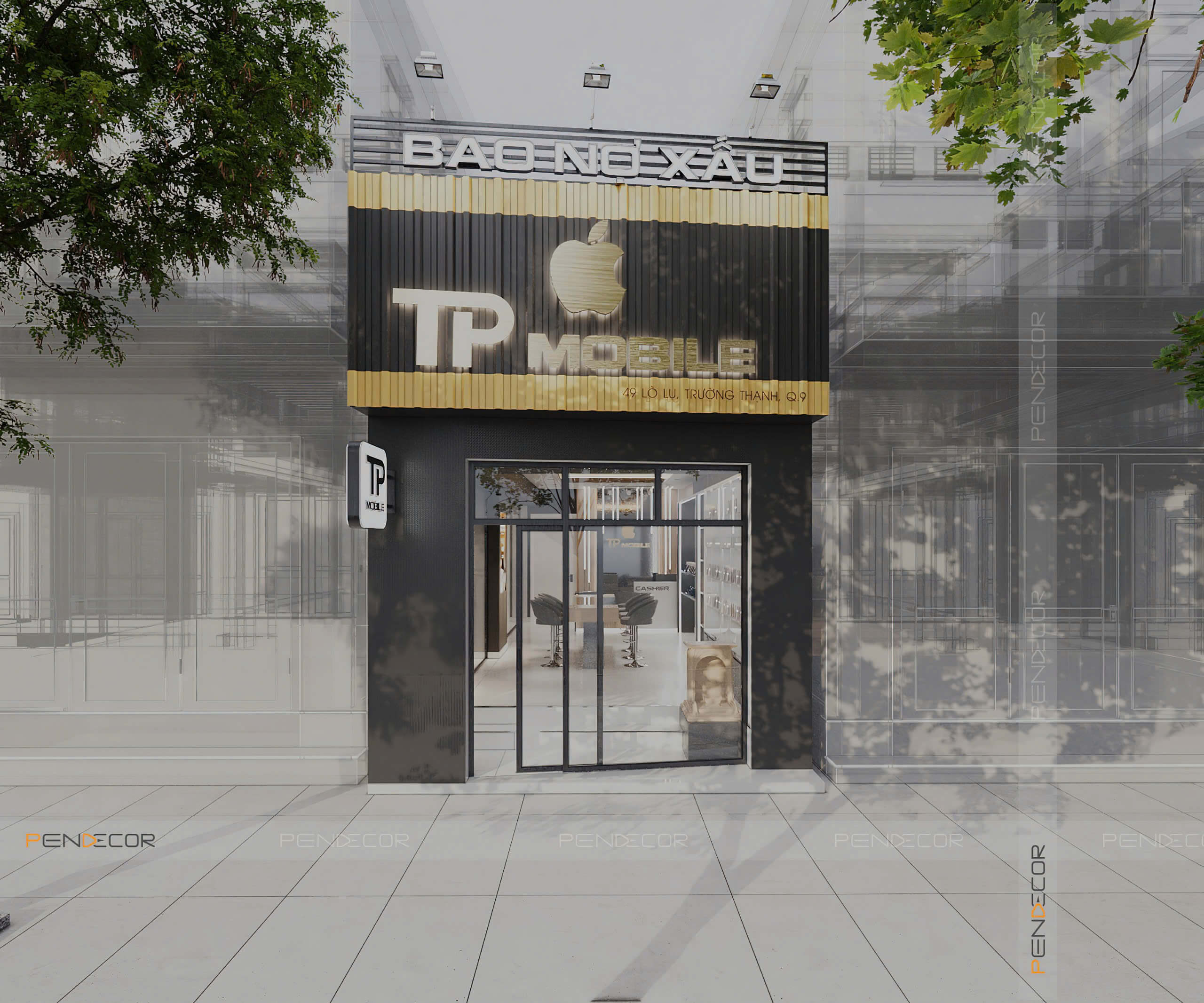 Thiết Kế Shop Điện Thoại TP Mobile