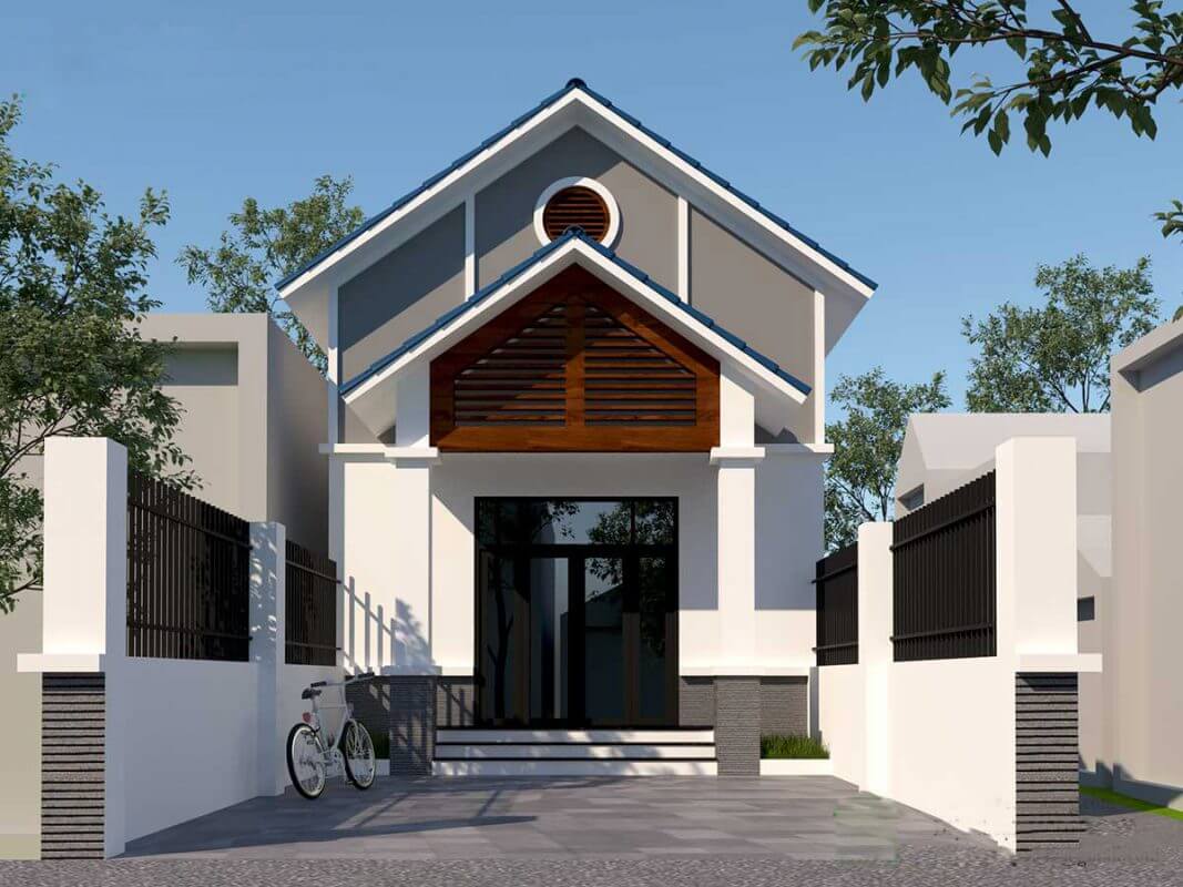 mặt tiền gác lửng