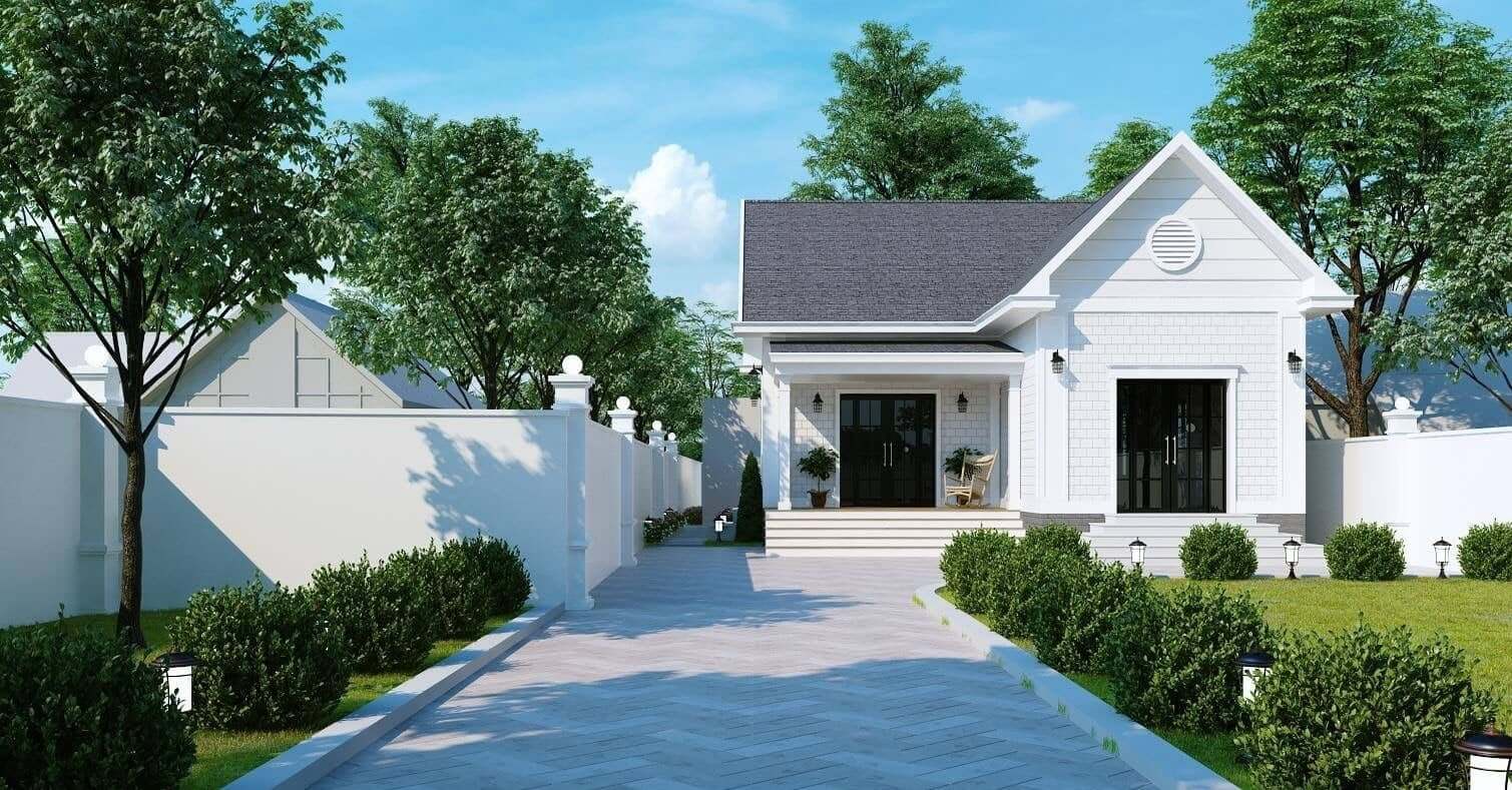 mặt tiền nhà có gác lửng đẹp