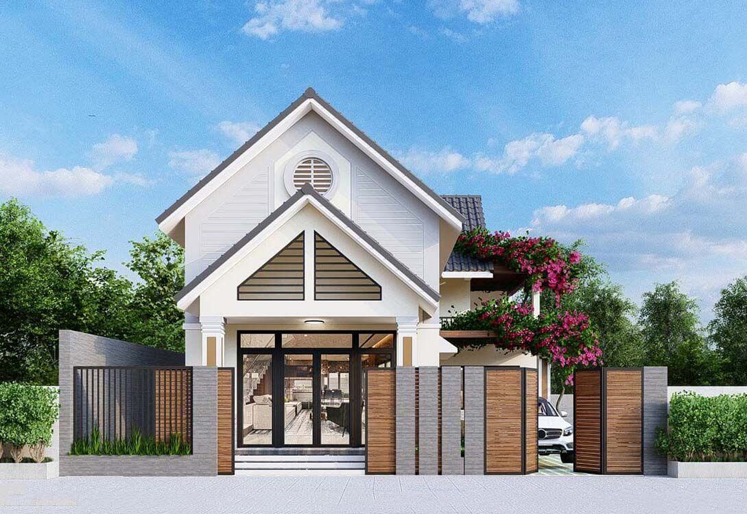 mặt tiền nhà gác lửng Pendecor