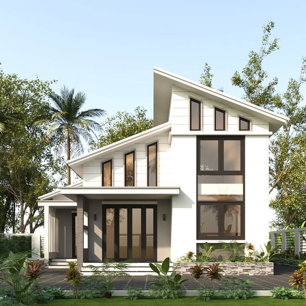 mặt tiền nhà gác lửng