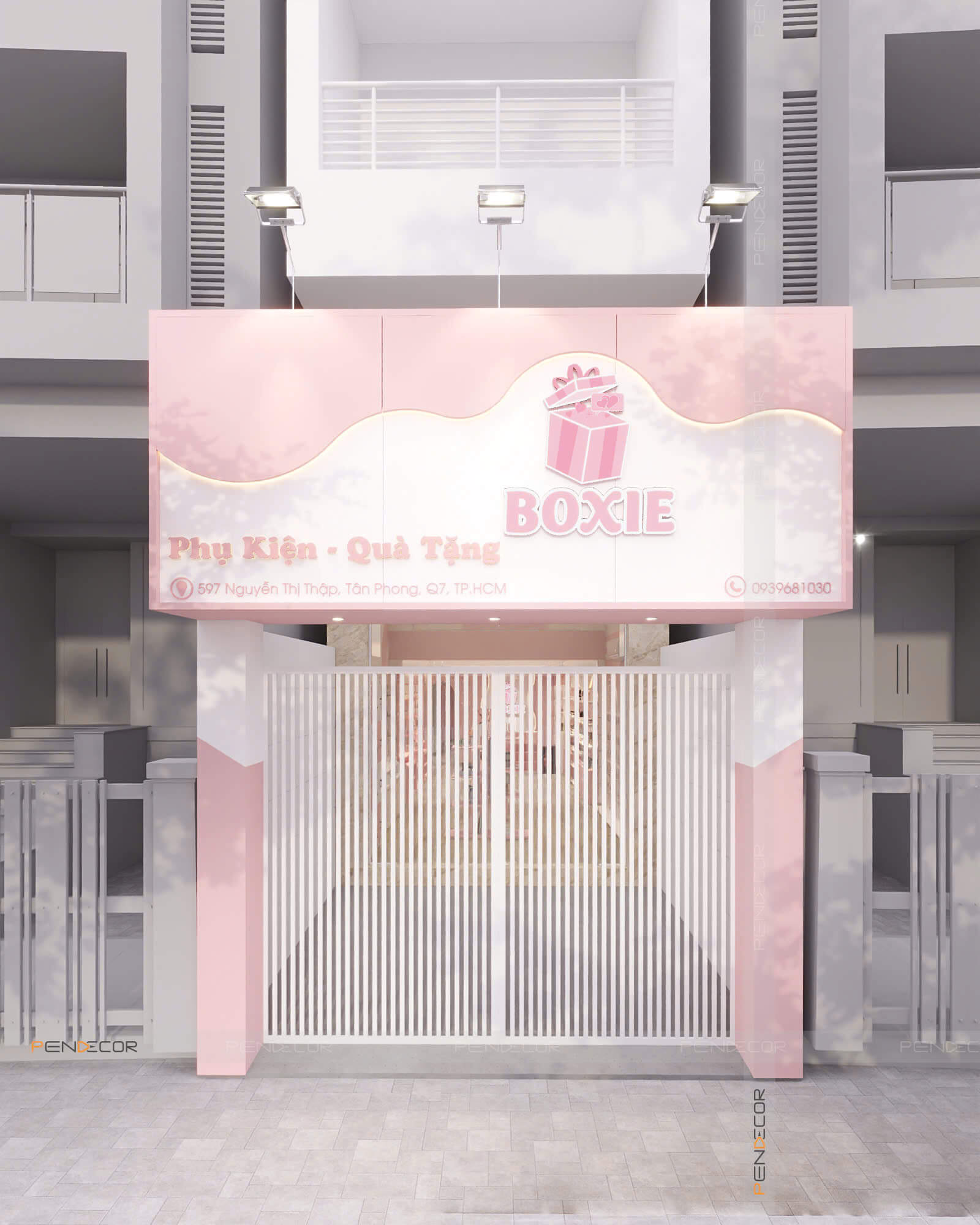 Thiết Kế Shop Phụ Kiện Boxie