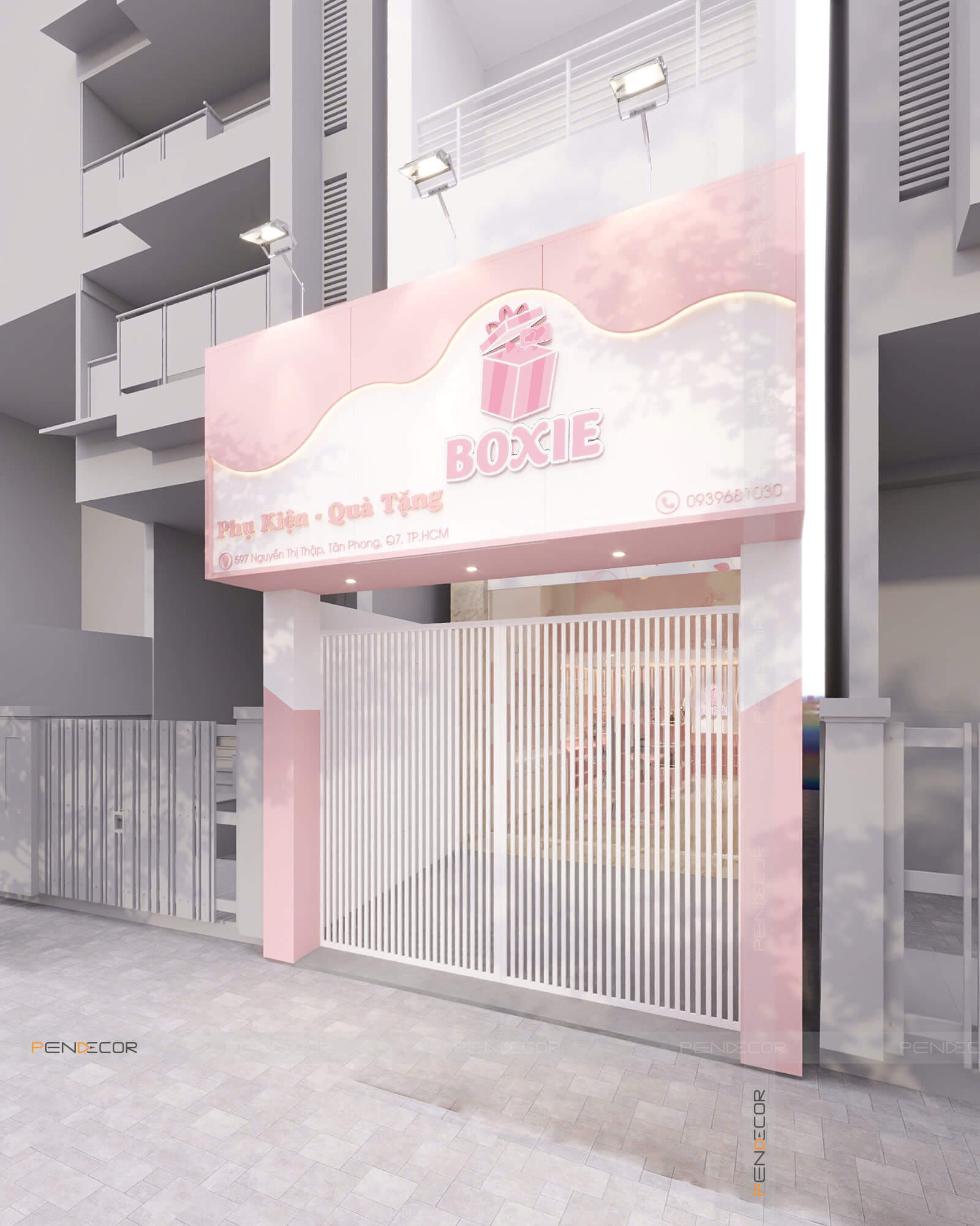 Thiết Kế Shop Phụ Kiện Boxie