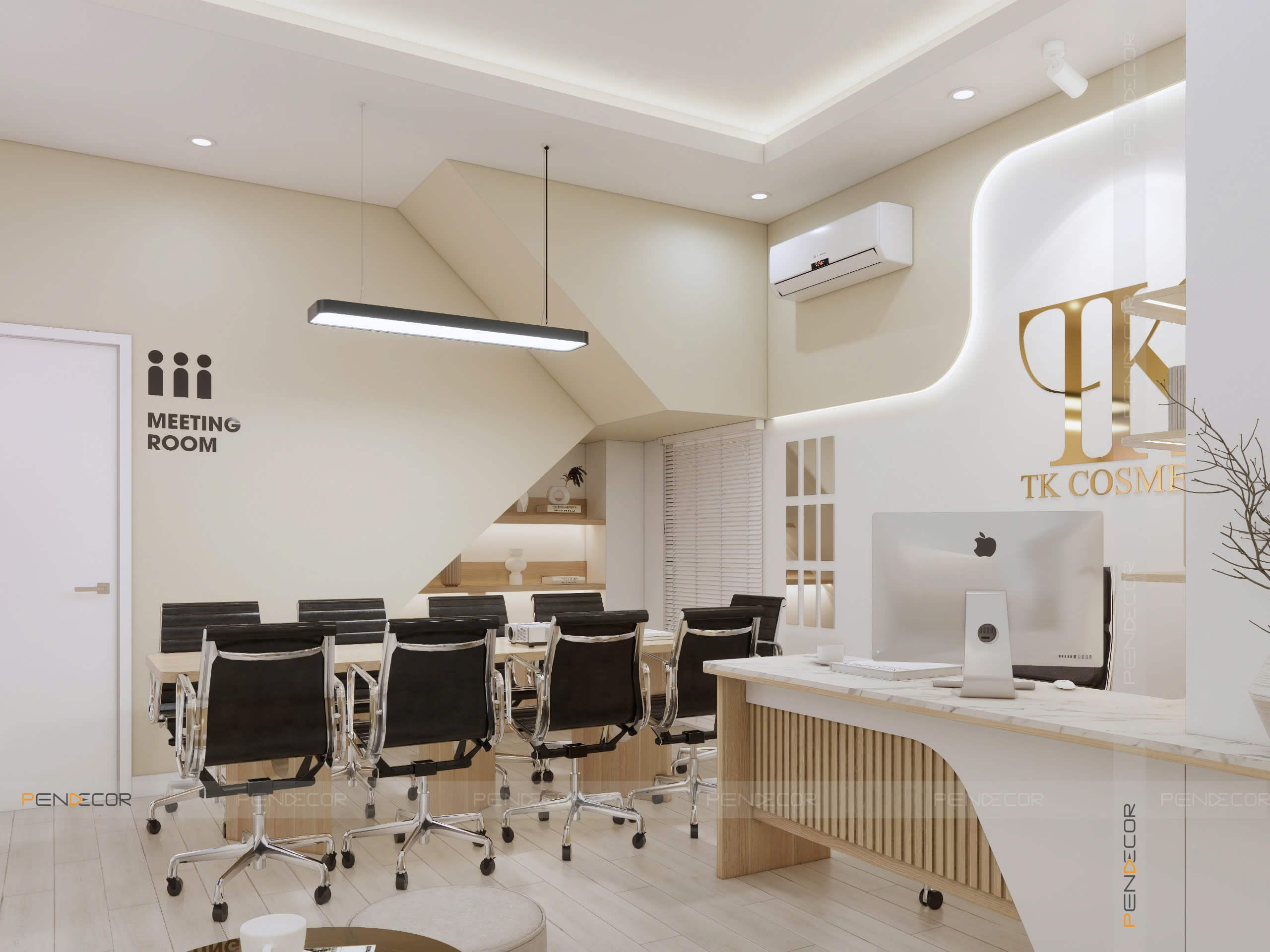 Thiết Kế Nội Thất Văn Phòng TK Cosmetic