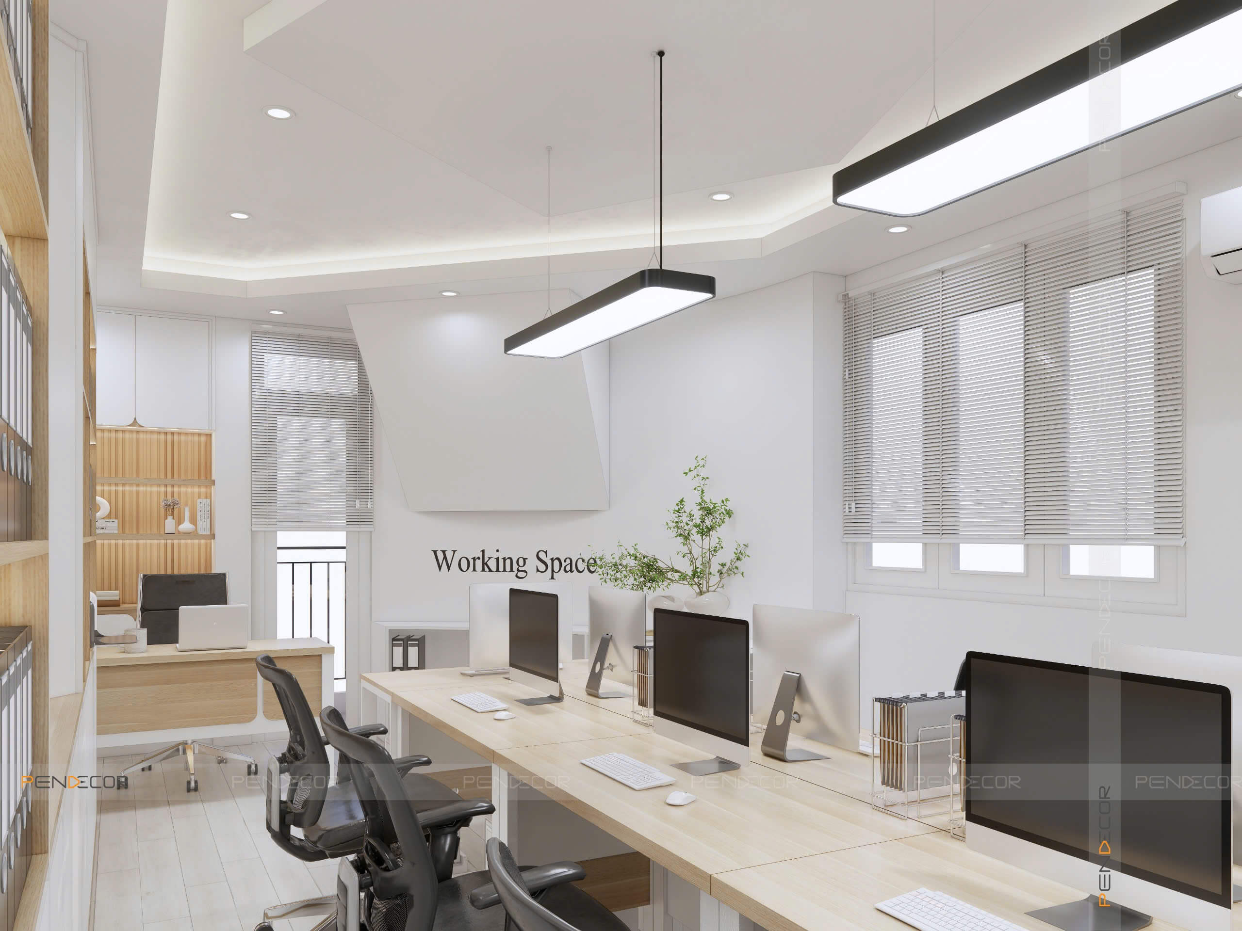 Thiết Kế Nội Thất Văn Phòng TK Cosmetic