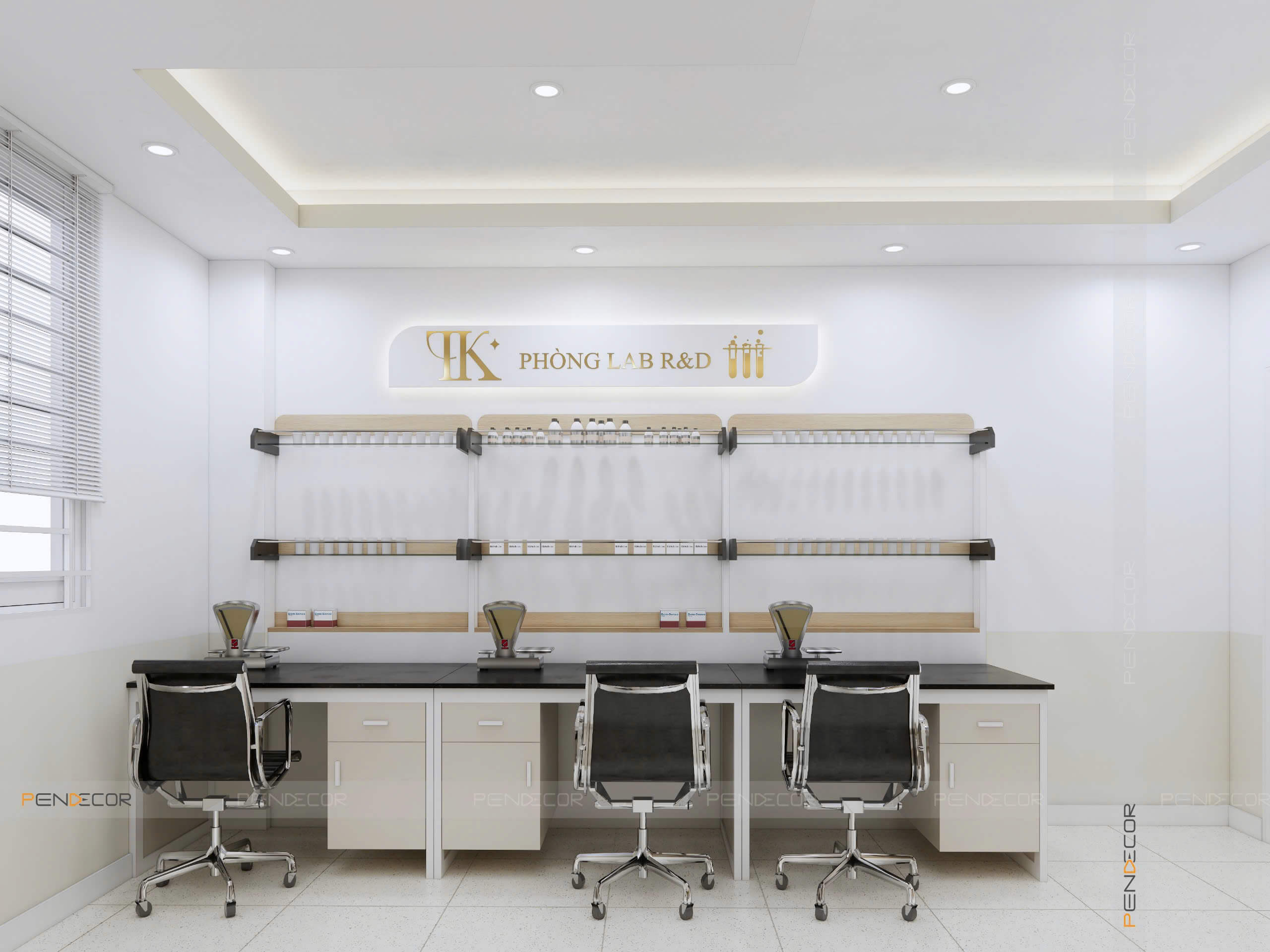 Thiết Kế Nội Thất Văn Phòng TK Cosmetic