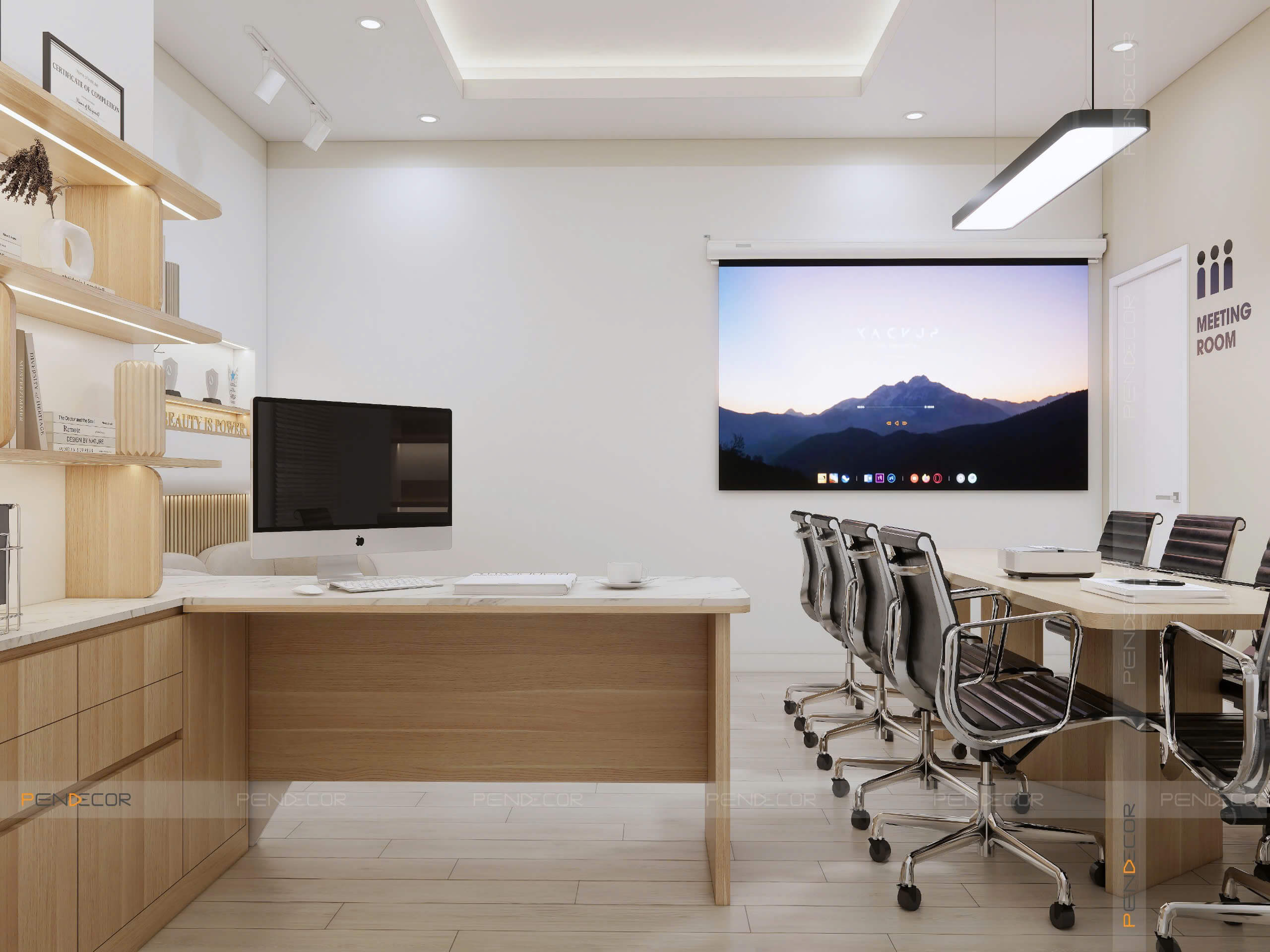 Thiết Kế Nội Thất Văn Phòng TK Cosmetic