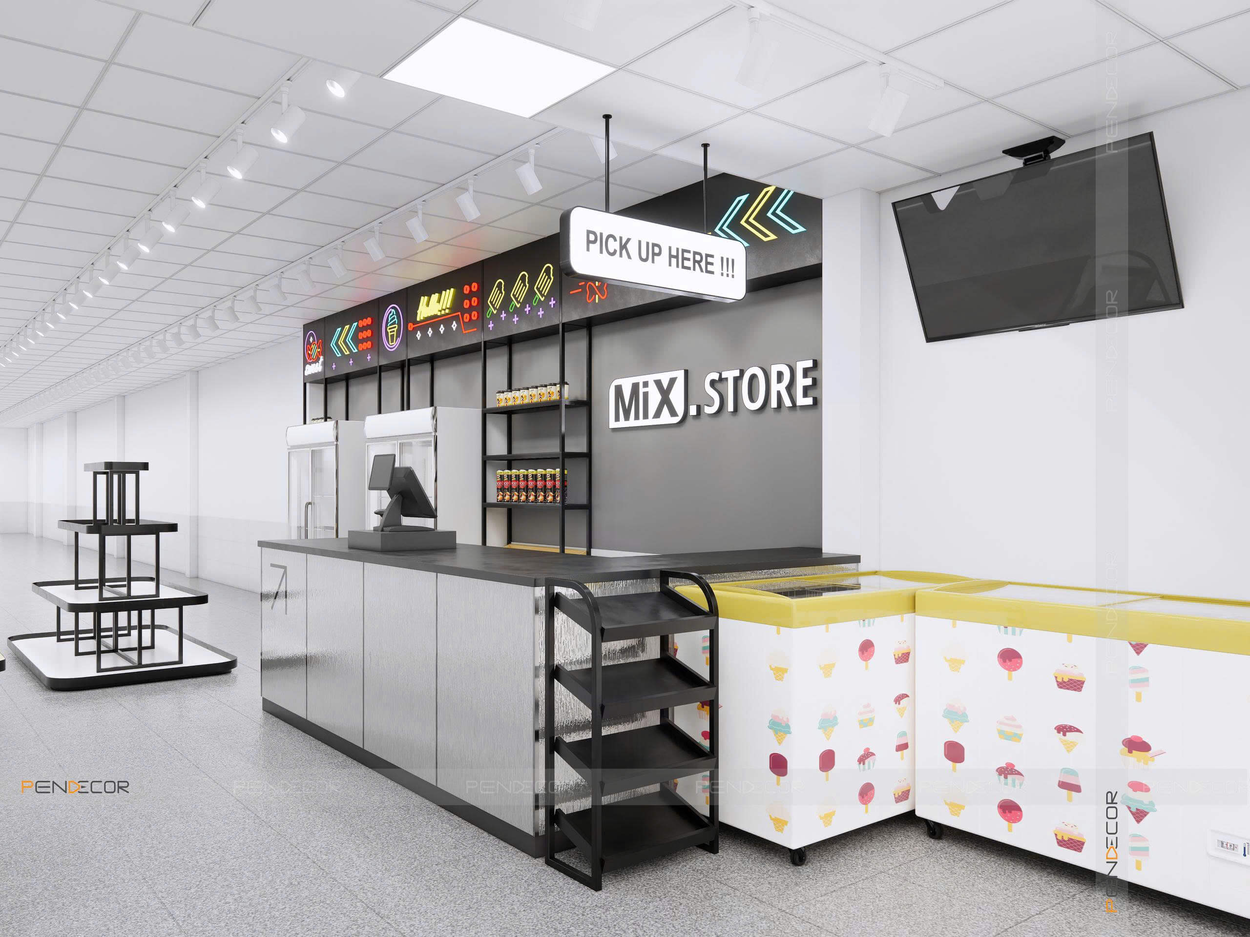 Thiết Kế Siêu Thị Mini Mix Store