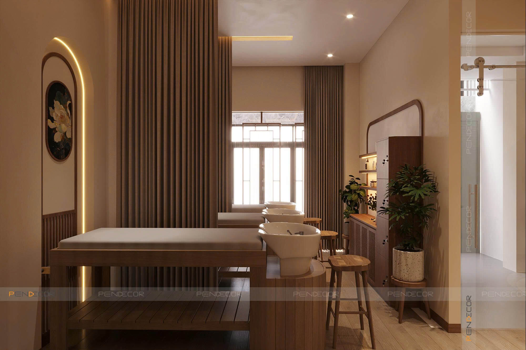 Thiết Kế Spa Mộc Bee