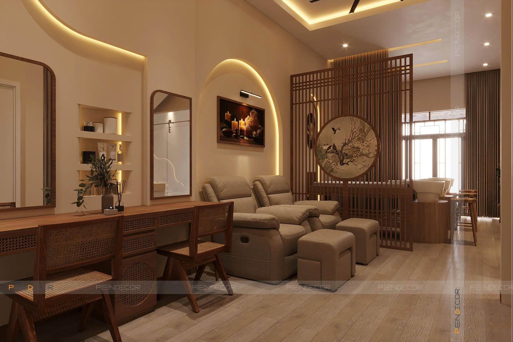 Thiết Kế Spa Mộc Bee