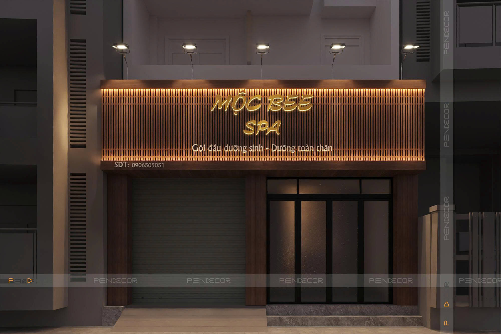 Thiết Kế Spa Mộc Bee