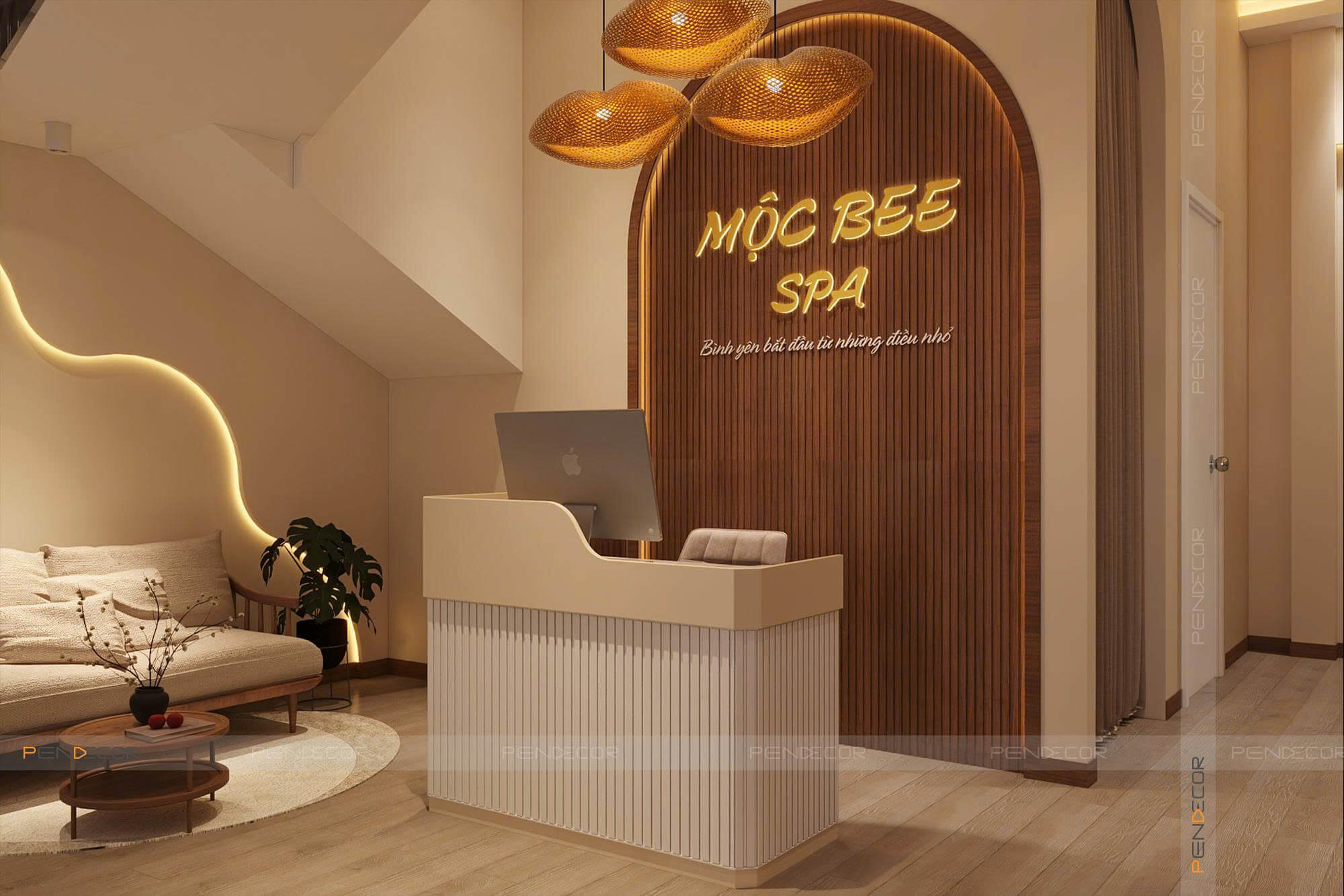 Thiết Kế Spa Mộc Bee