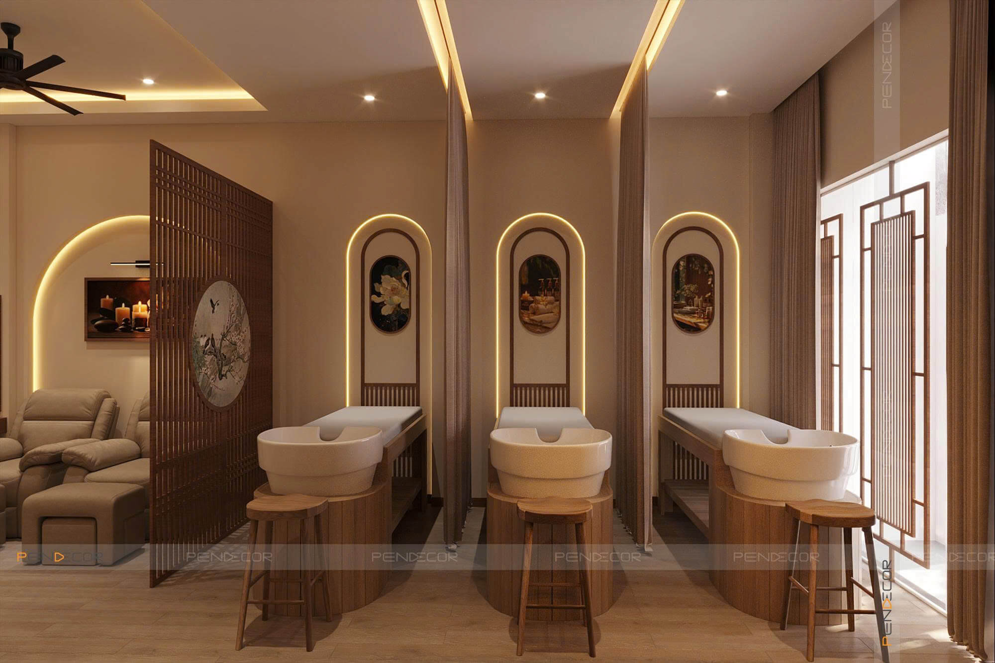 Thiết Kế Spa Mộc Bee
