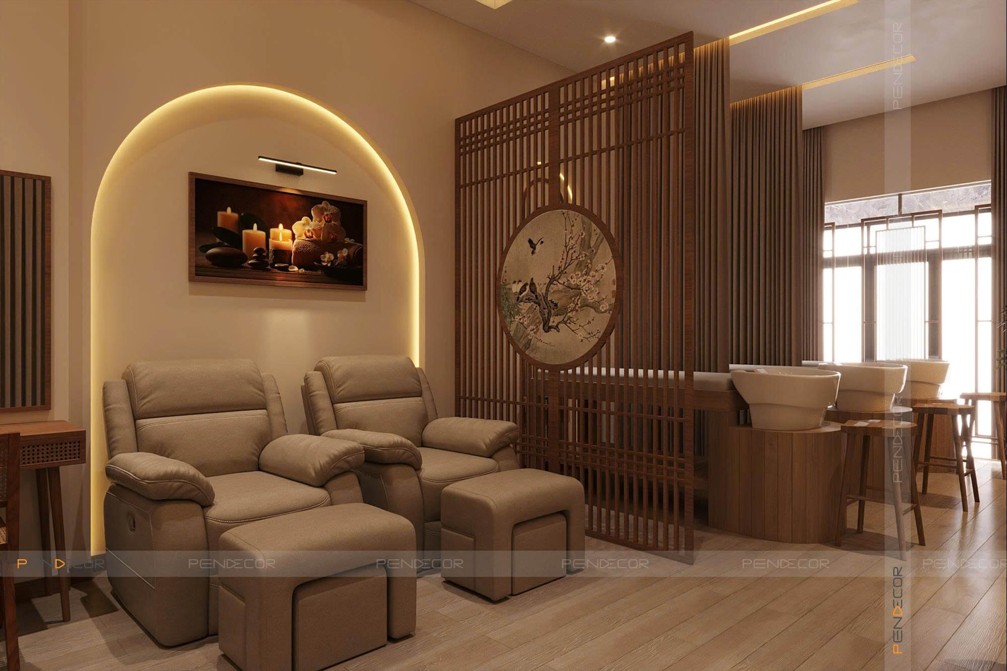 Thiết Kế Spa Mộc Bee