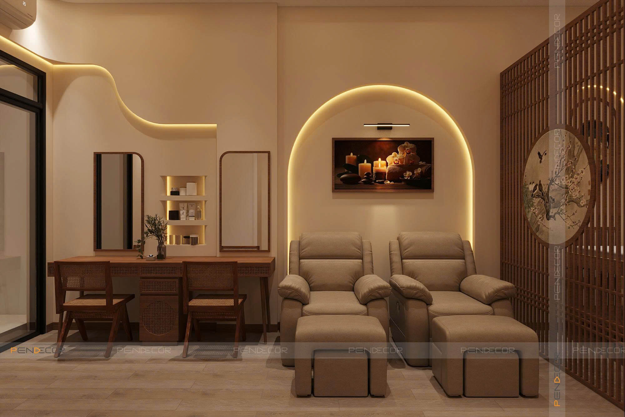 Thiết Kế Spa Mộc Bee
