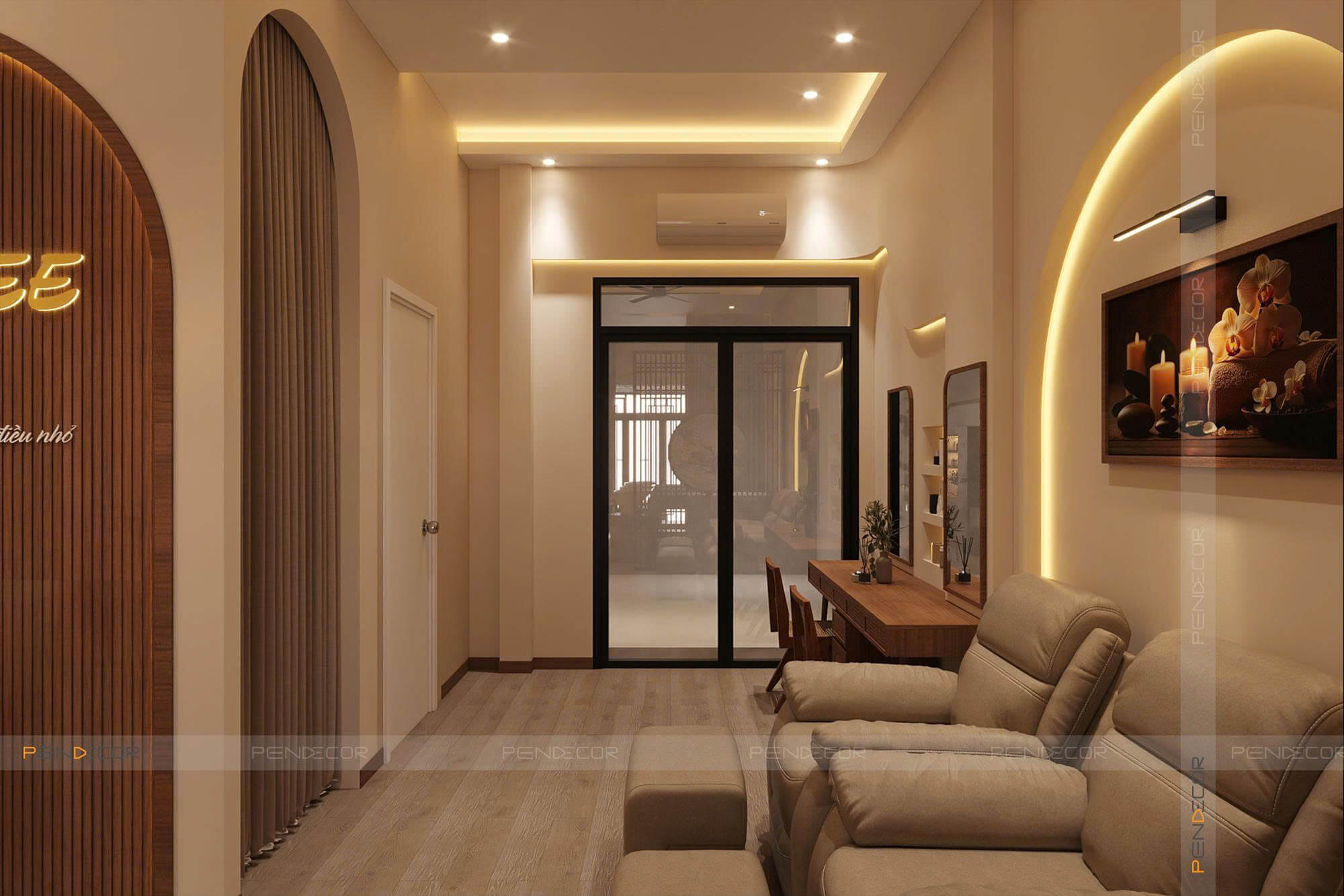 Thiết Kế Spa Mộc Bee