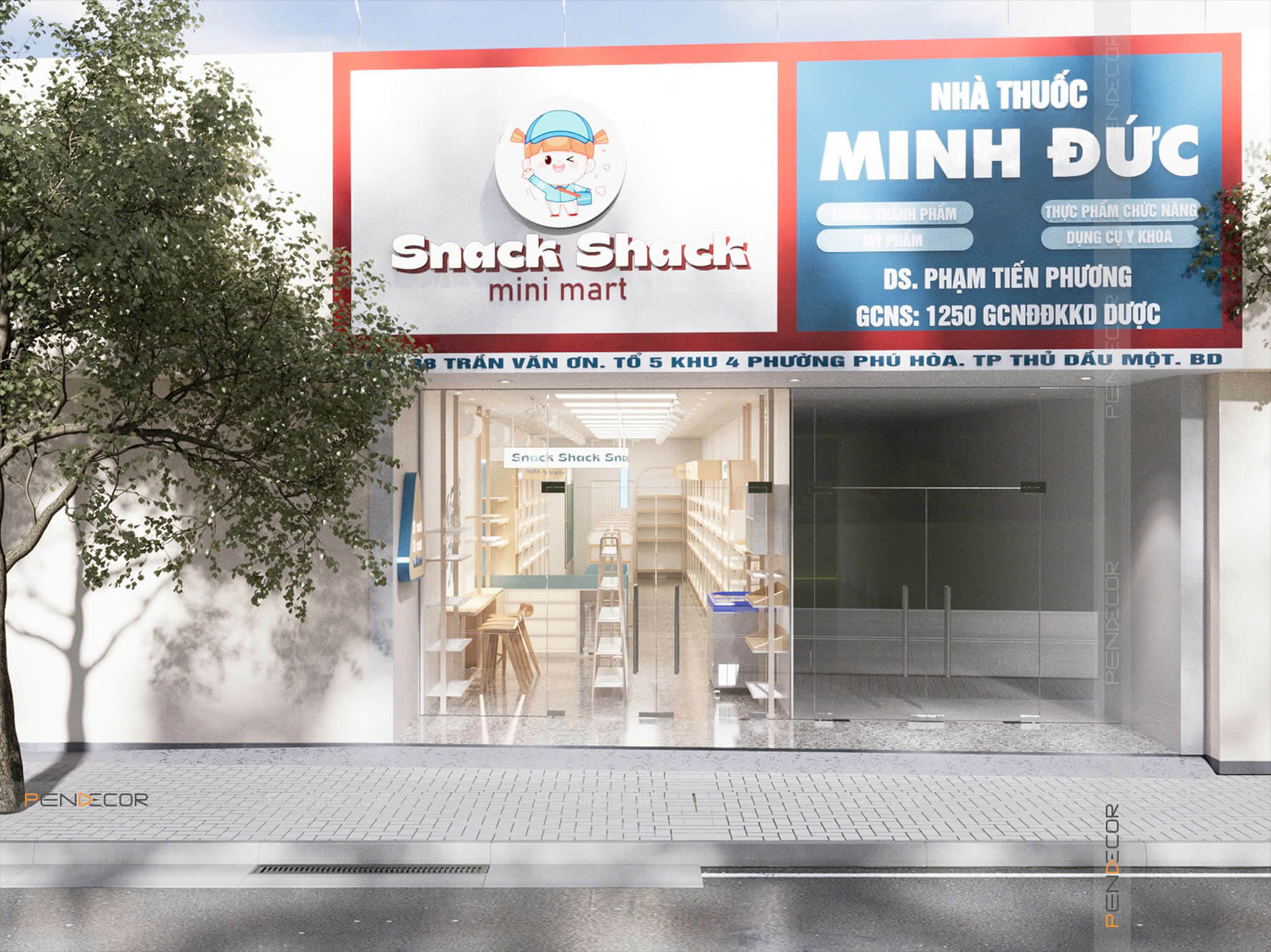 Thiết Kế Siêu Thị Mini Snack Shack