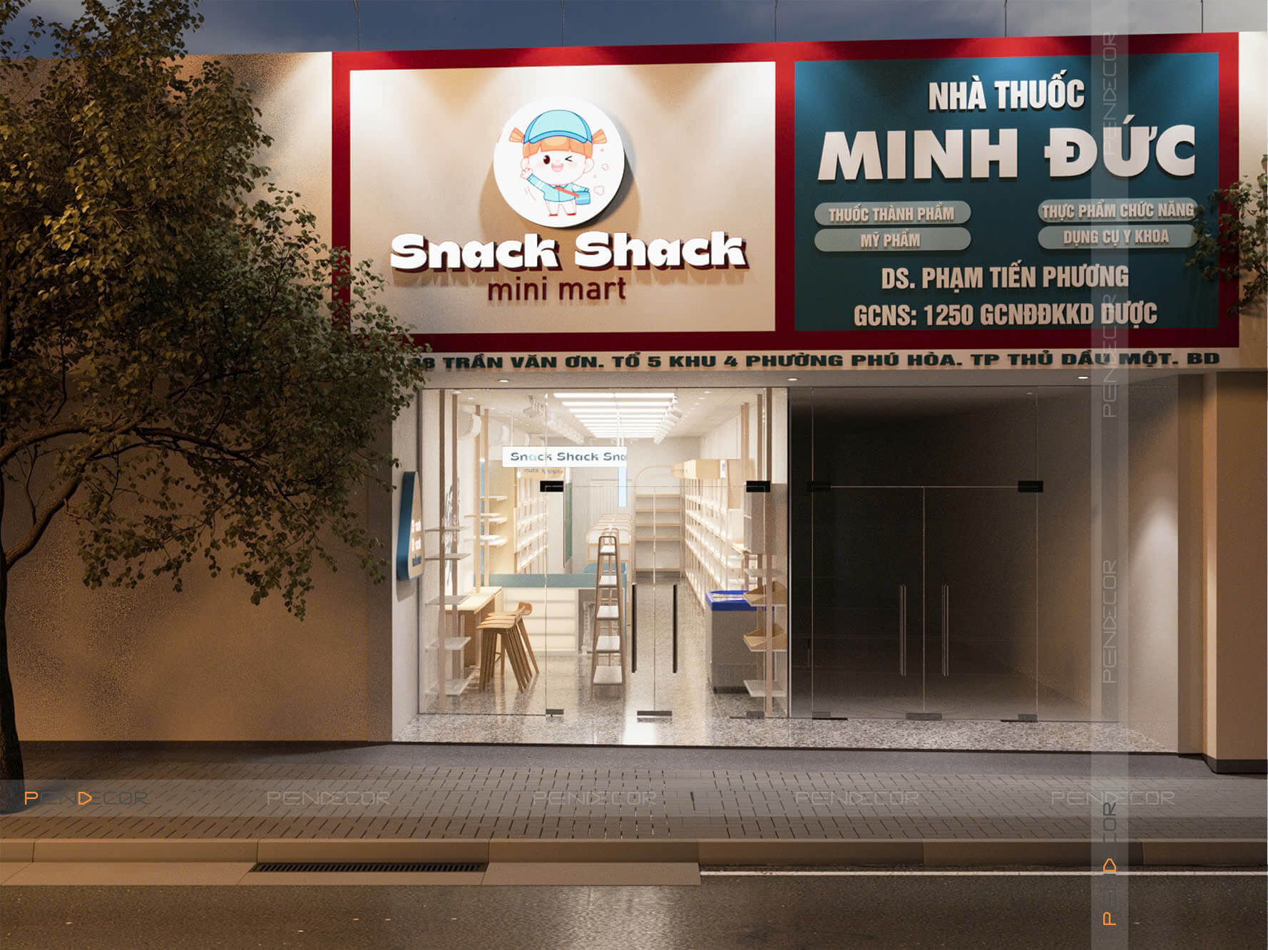 Thiết Kế Siêu Thị Mini Snack Shack