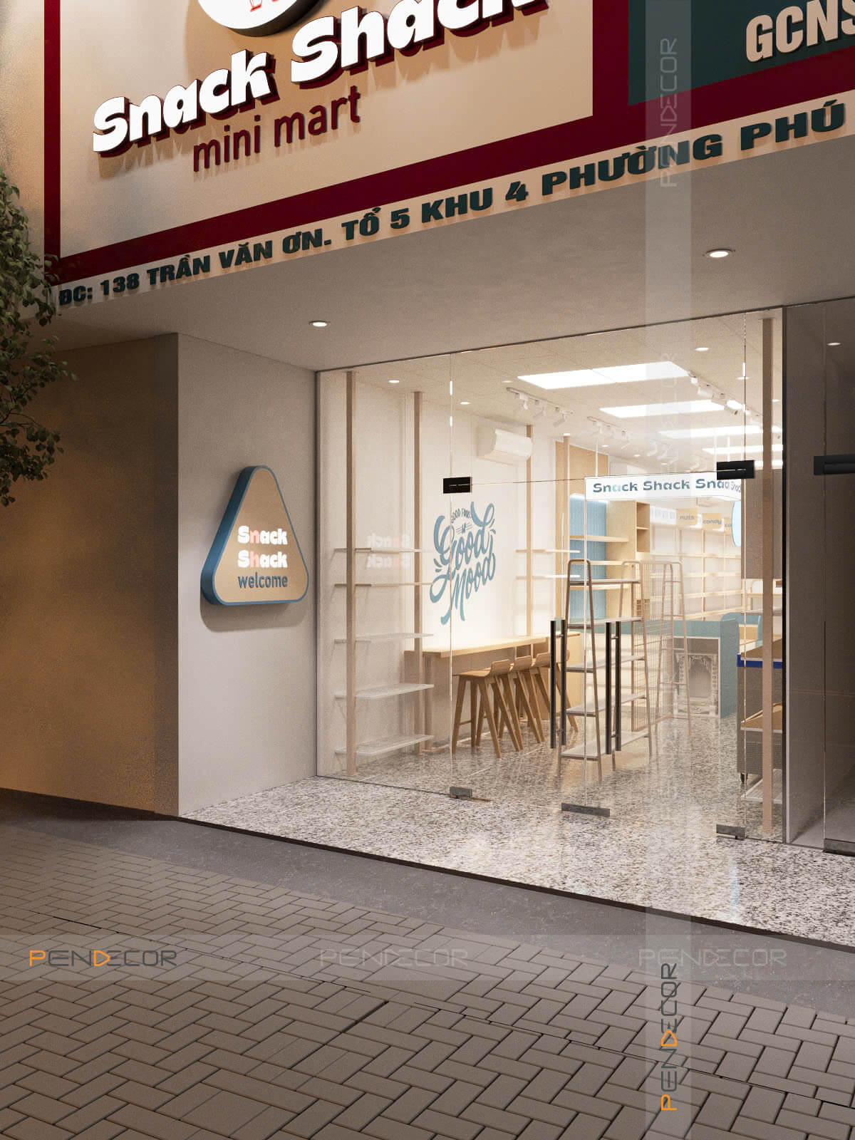 Thiết Kế Siêu Thị Mini Snack Shack