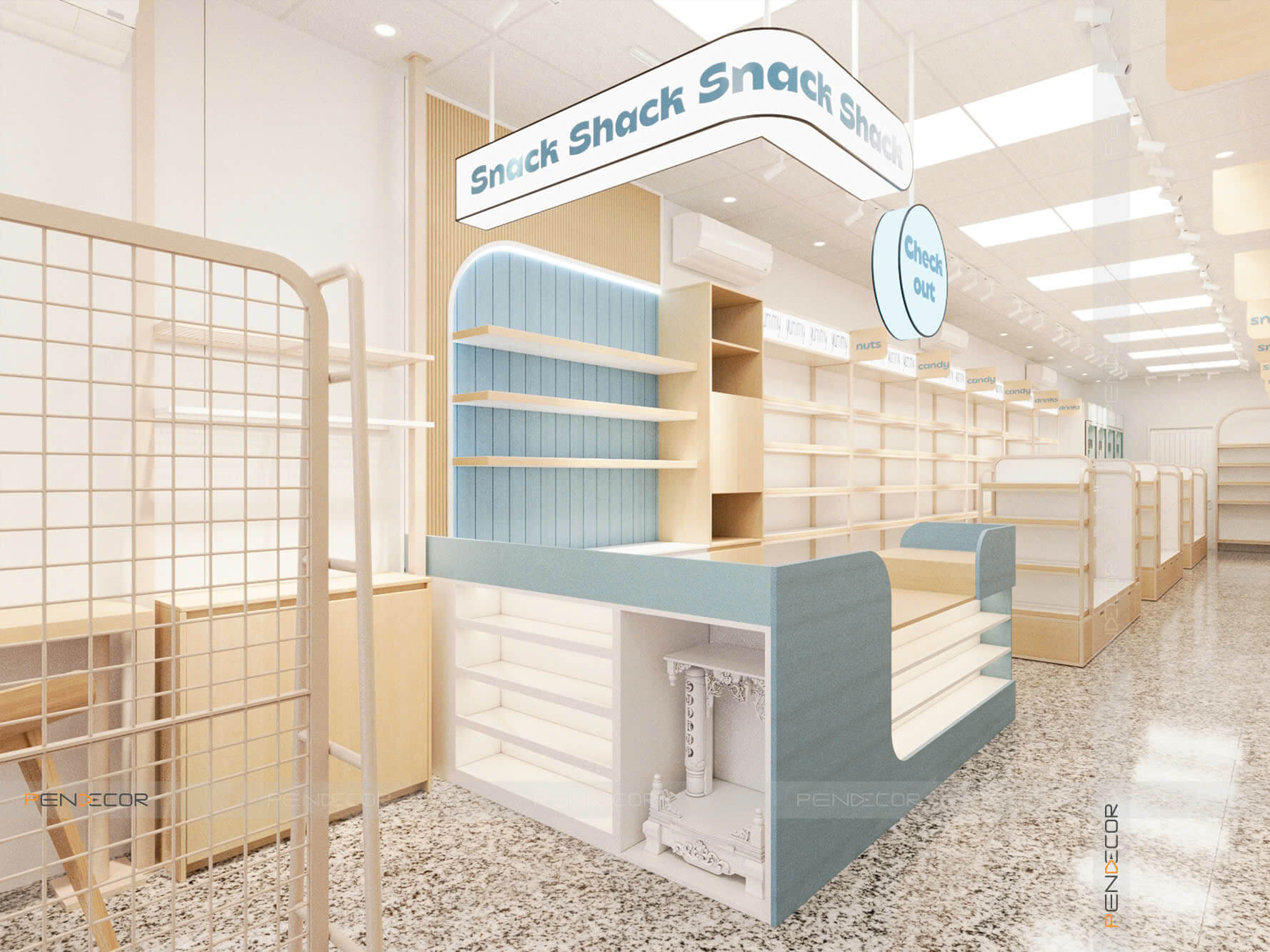 Thiết Kế Siêu Thị Mini Snack Shack