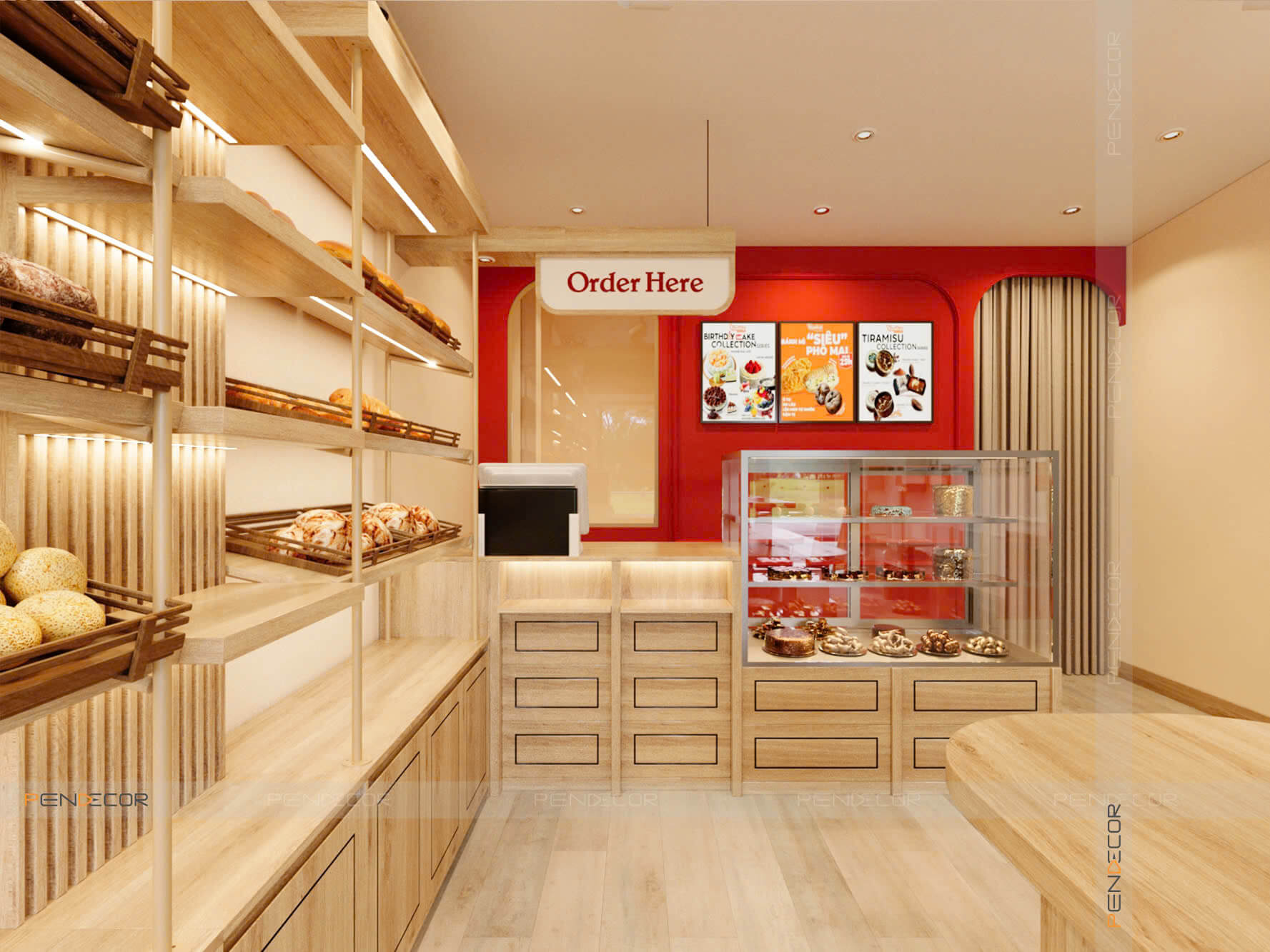 Thiết Kế Tiệm Bánh Friendship