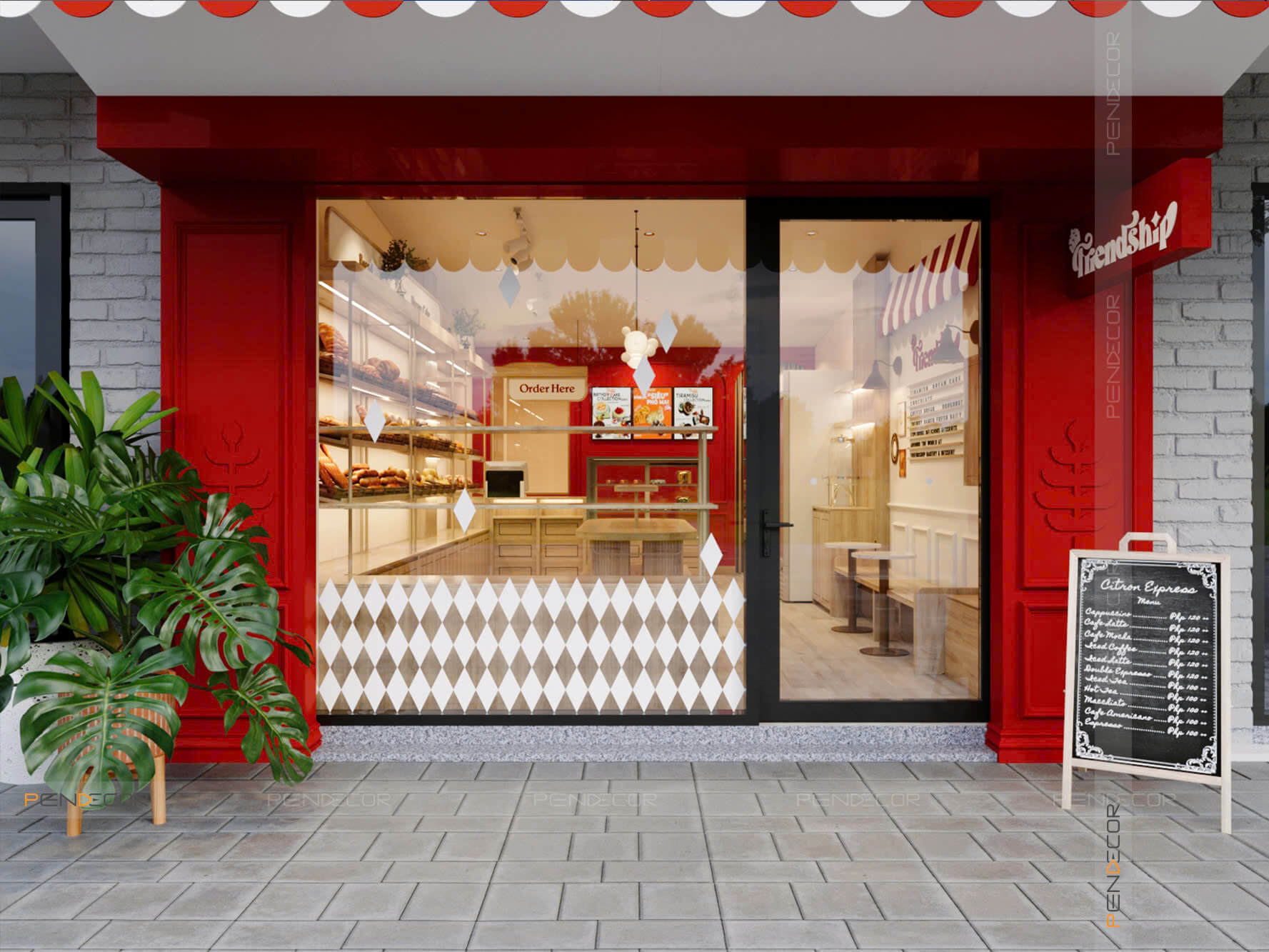 Thiết Kế Tiệm Bánh Friendship