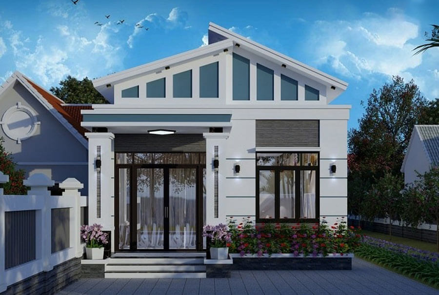 mặt tiền nhà ống