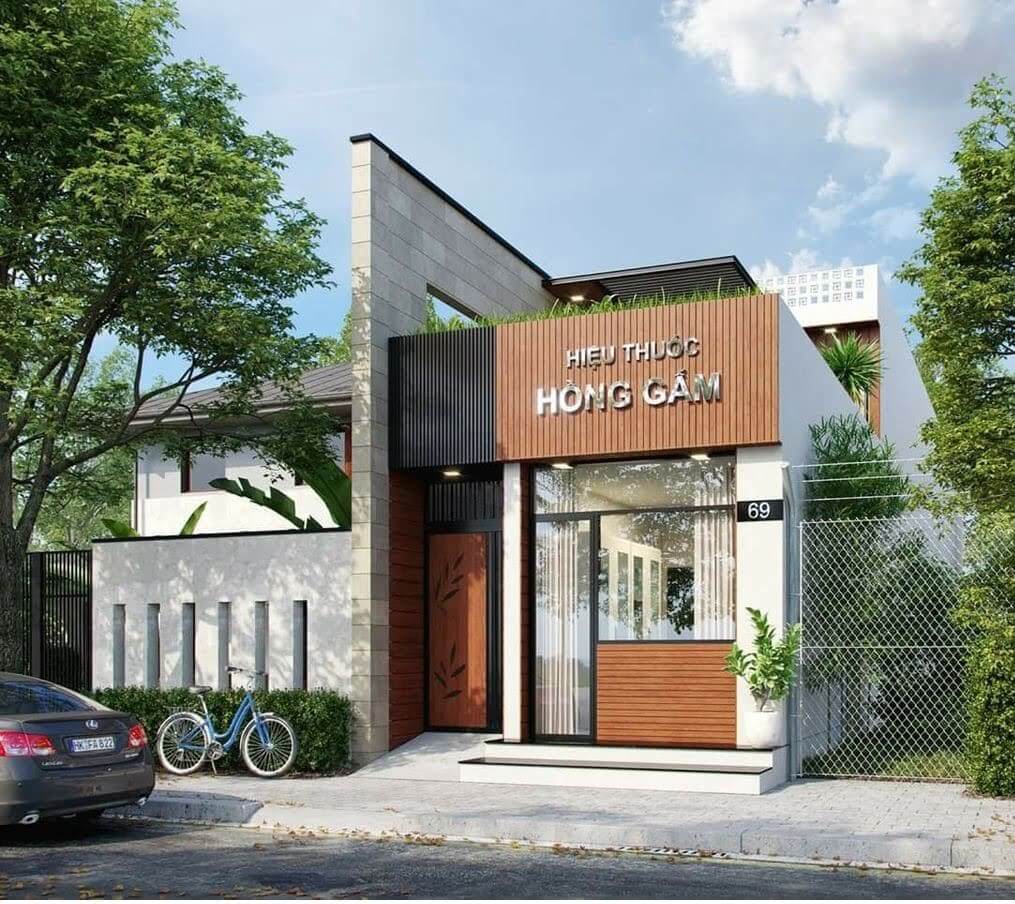 các kiểu mặt tiền nhà ống