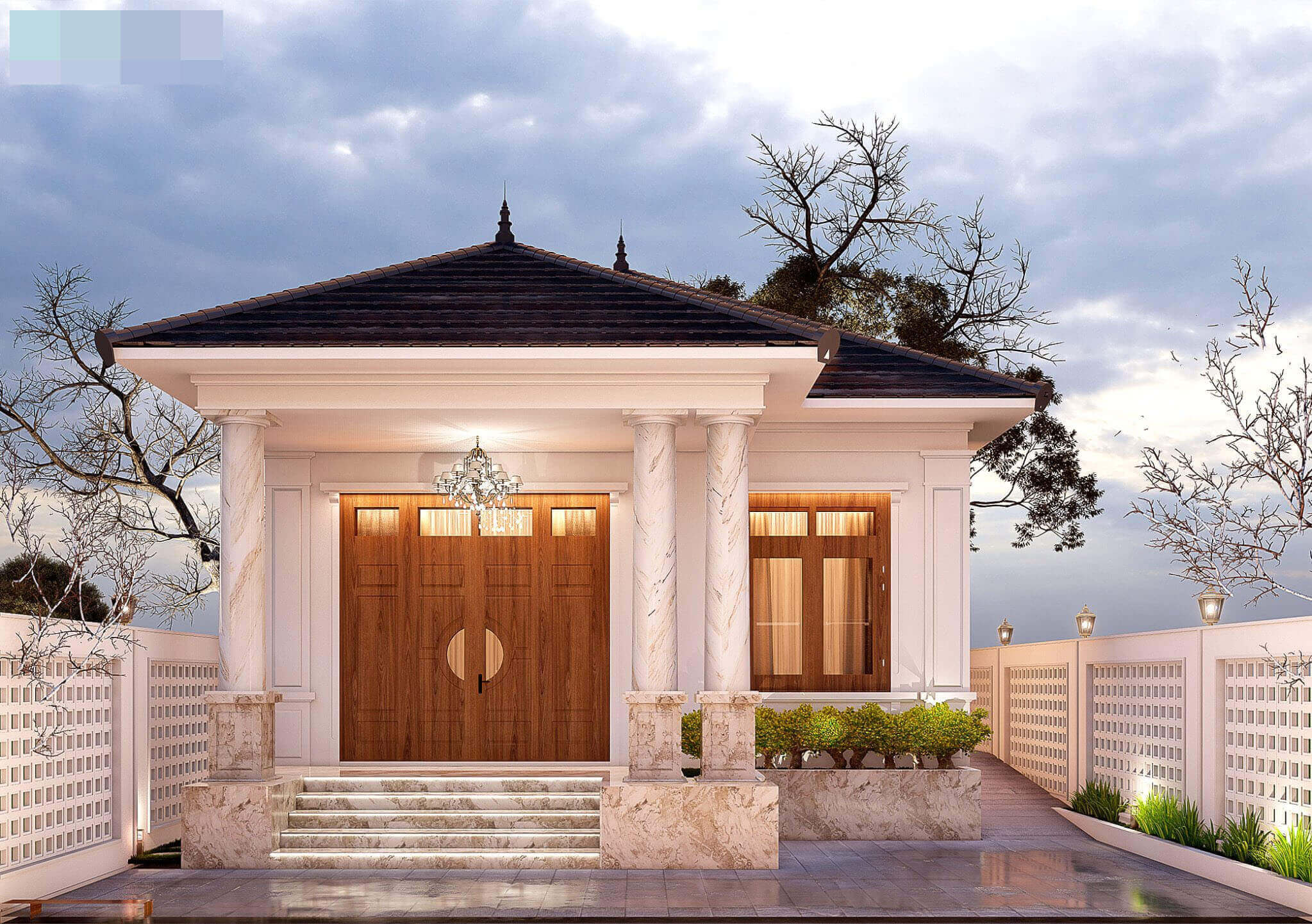 các mẫu mặt tiền nhà ống đẹp