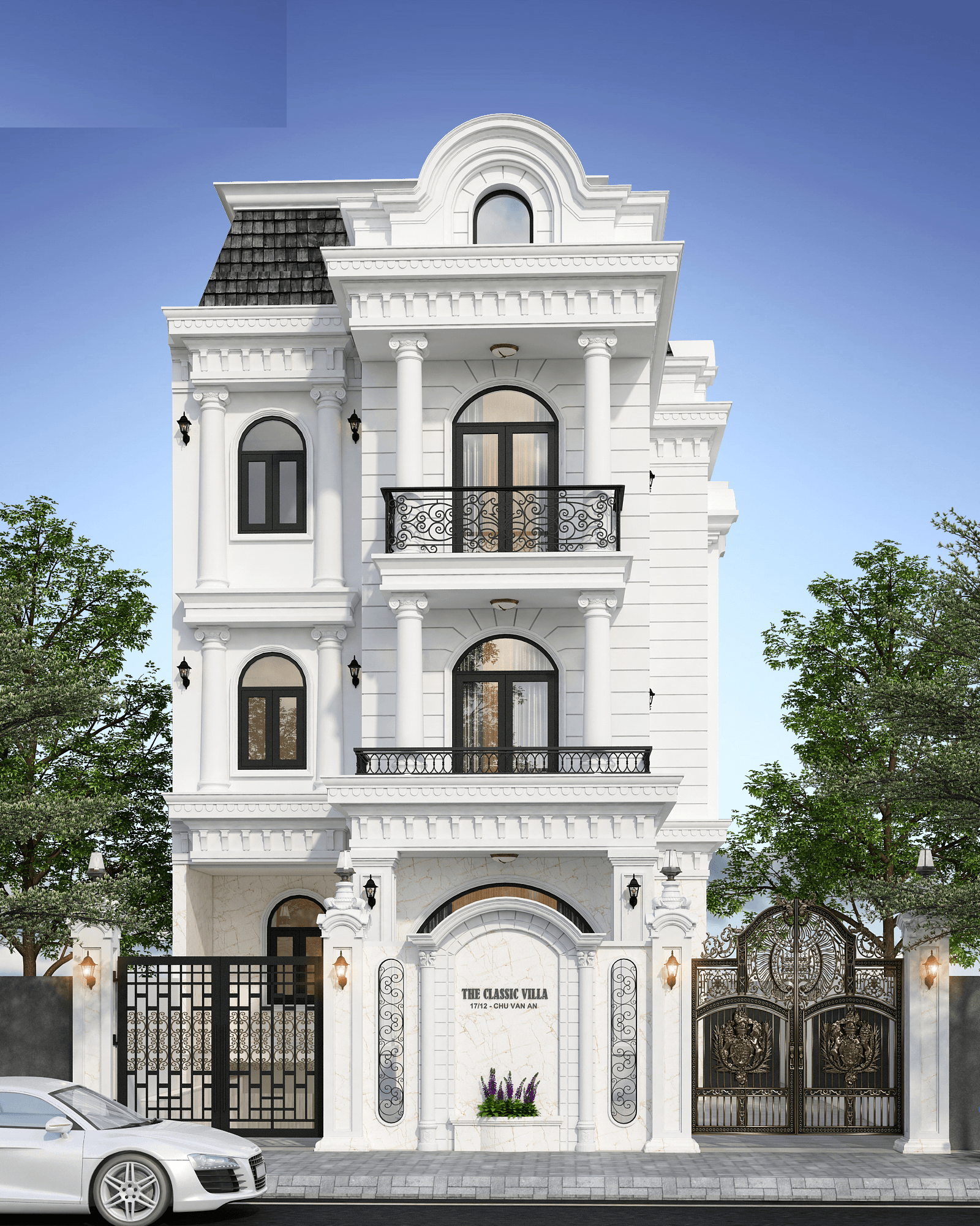 hình ảnh mặt tiền nhà ống Pendecor