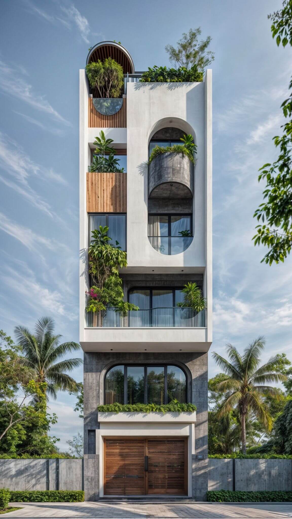 các kiểu mặt tiền nhà ống Pendecor
