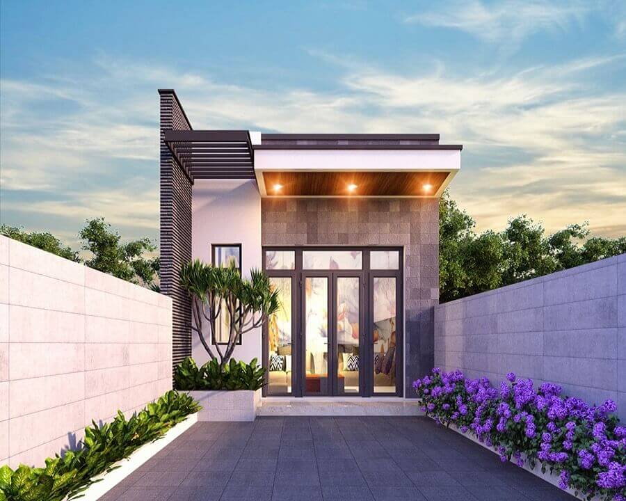 mẫu mặt tiền nhà ống 5m đẹp Pendecor