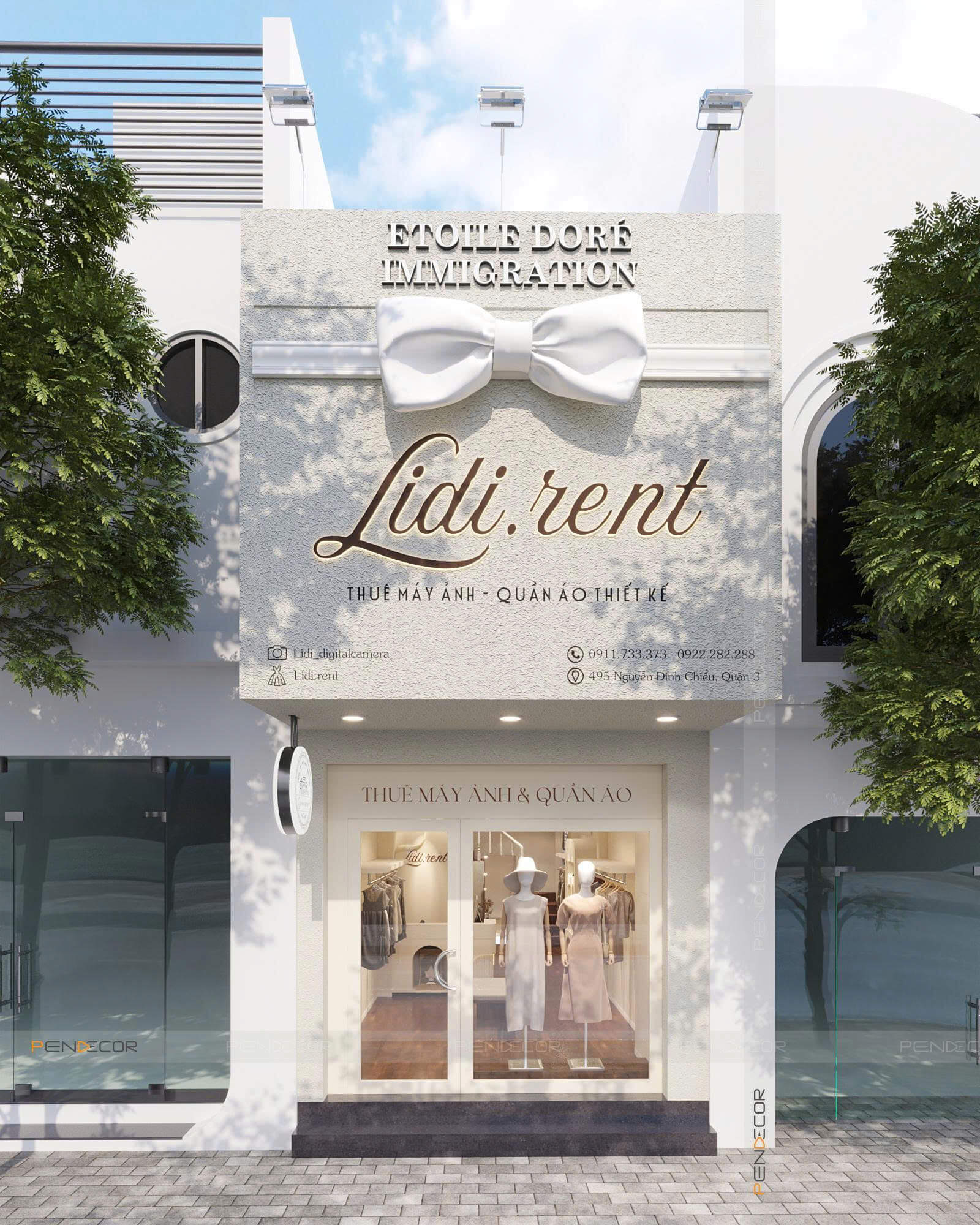 Thiết Kế Shop Thời Trang Nữ LIDI.RENT